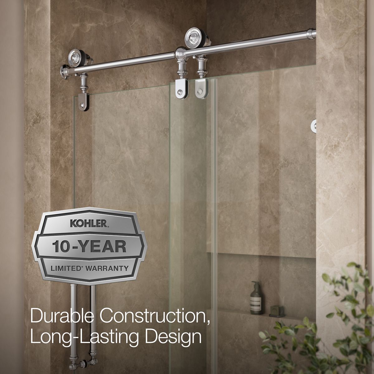 43637-artifacts-80-7-8-h-sliding-shower-door-with-3-8-thick-glass-30.jpg Artifacts™ 80-7/8" H sliding shower door with 3/8"-thick glass