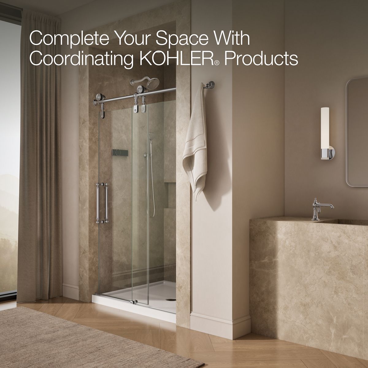 43637-artifacts-80-7-8-h-sliding-shower-door-with-3-8-thick-glass-6.jpg Artifacts™ 80-7/8" H sliding shower door with 3/8"-thick glass