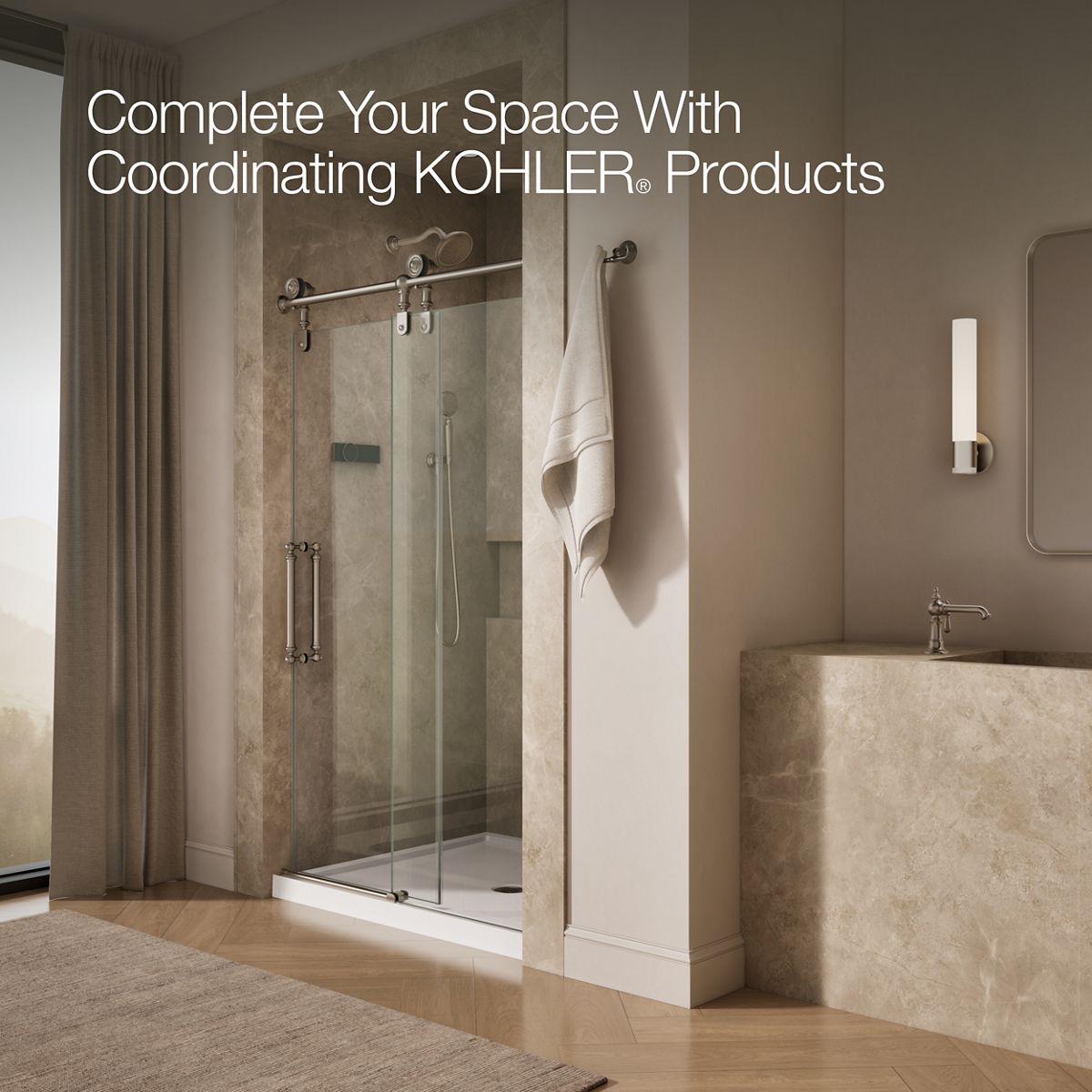 43637-artifacts-80-7-8-h-sliding-shower-door-with-3-8-thick-glass-7.jpg Artifacts™ 80-7/8" H sliding shower door with 3/8"-thick glass