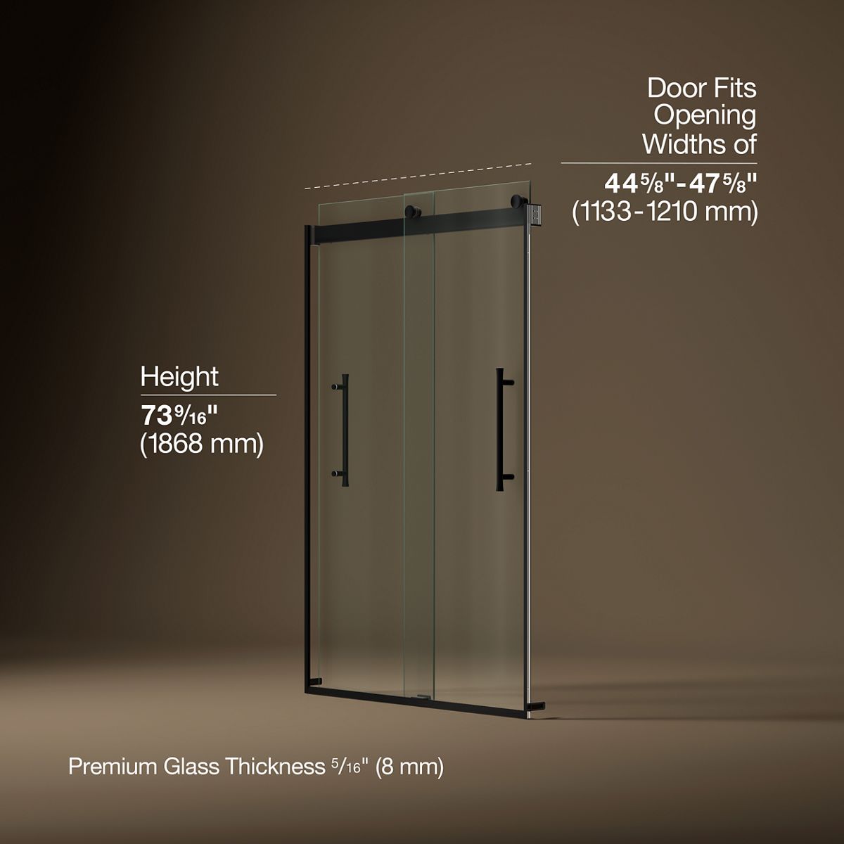 43658-elmbrook-frameless-sliding-shower-door-73-9-16-h-x-44-5-8-47-5-8-w-with-5-16-thick-crystal-clear-glass-24.jpg Elmbrook™ Frameless sliding shower door, 73-9/16" H x 44-5/8 - 47-5/8" W, with 5/16" thick Crystal Clear glass