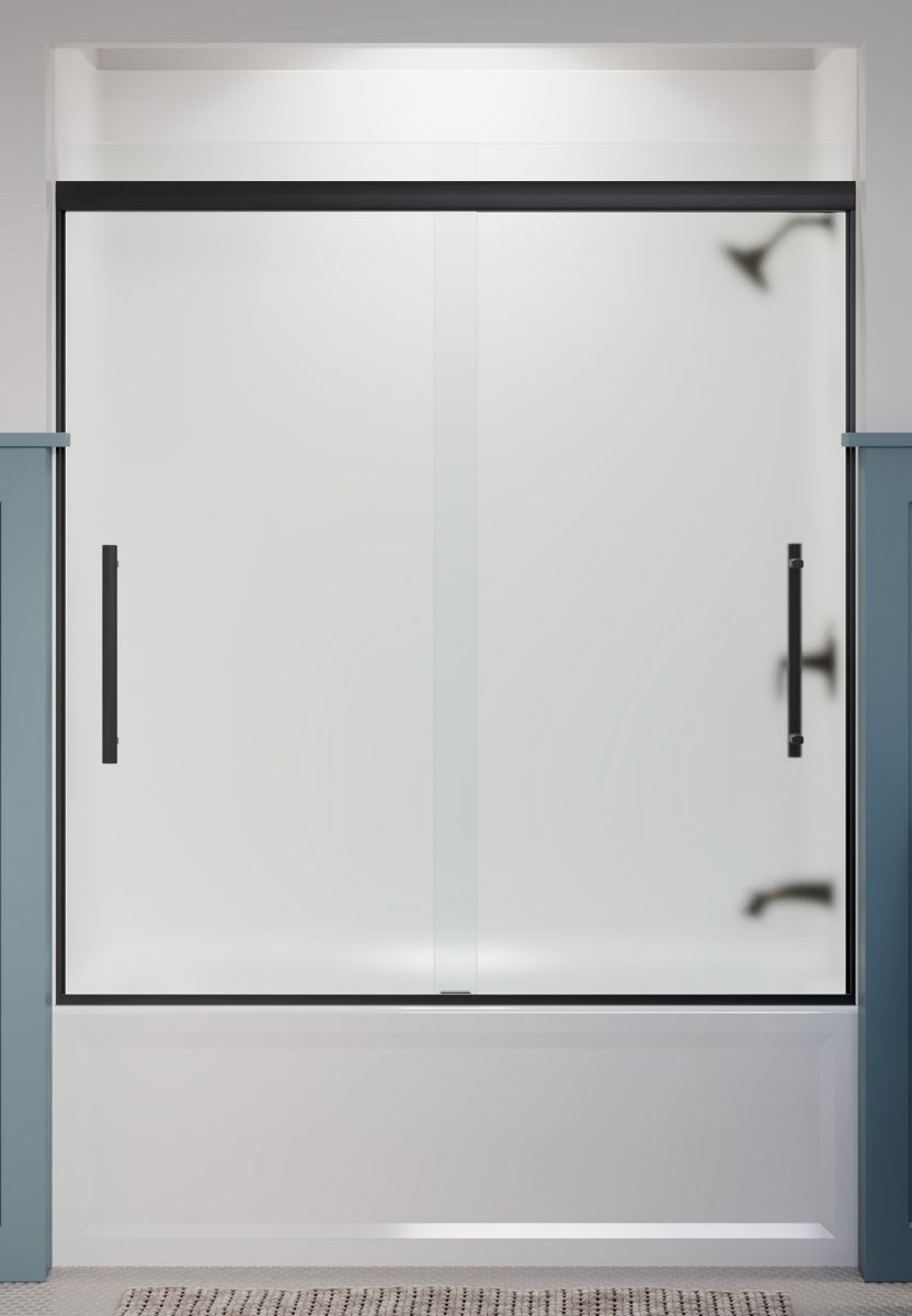 43664-pleat-frameless-sliding-bath-door-63-9-16-h-x-54-5-8-59-5-8-w-with-5-16-thick-frosted-glass-29.jpg Pleat® Frameless sliding bath door, 63-9/16" H x 54-5/8 - 59-5/8" W, with 5/16" thick Frosted glass