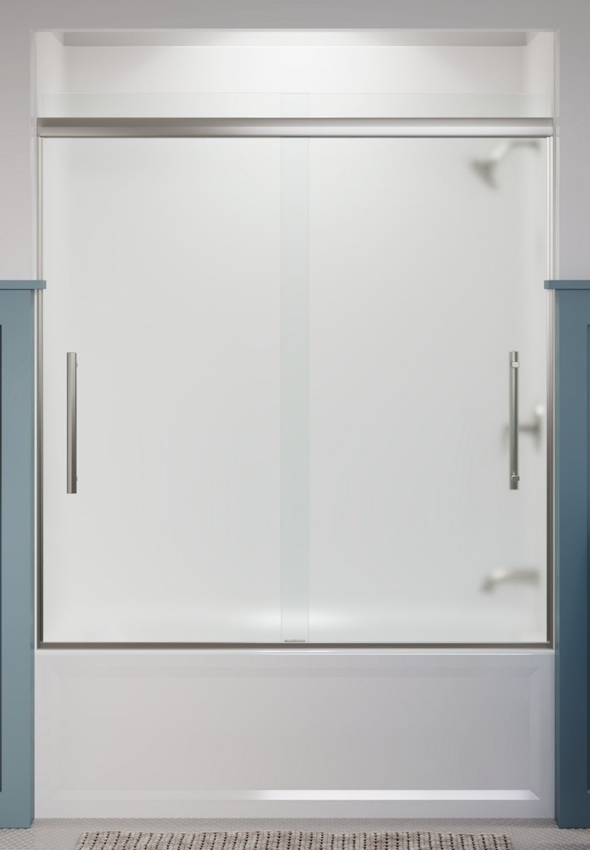 43664-pleat-frameless-sliding-bath-door-63-9-16-h-x-54-5-8-59-5-8-w-with-5-16-thick-frosted-glass-30.jpg Pleat® Frameless sliding bath door, 63-9/16" H x 54-5/8 - 59-5/8" W, with 5/16" thick Frosted glass