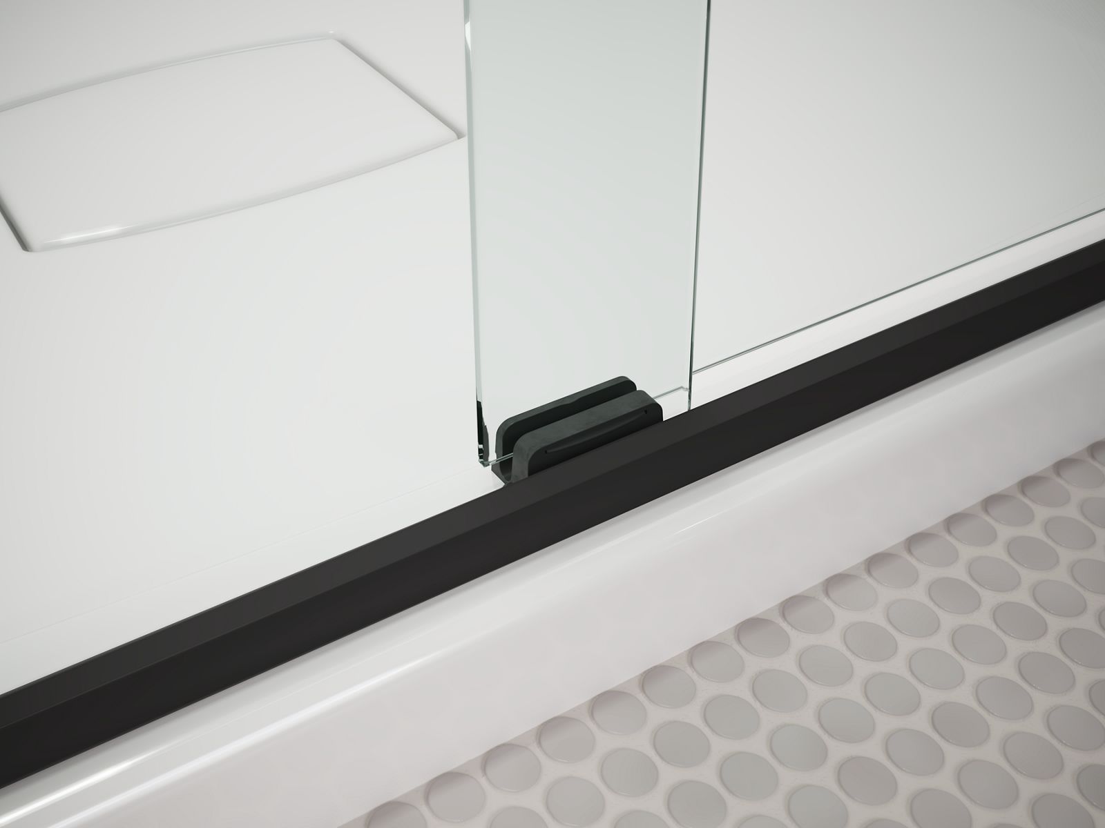43664-pleat-frameless-sliding-bath-door-63-9-16-h-x-54-5-8-59-5-8-w-with-5-16-thick-frosted-glass-8.jpg Pleat® Frameless sliding bath door, 63-9/16" H x 54-5/8 - 59-5/8" W, with 5/16" thick Frosted glass