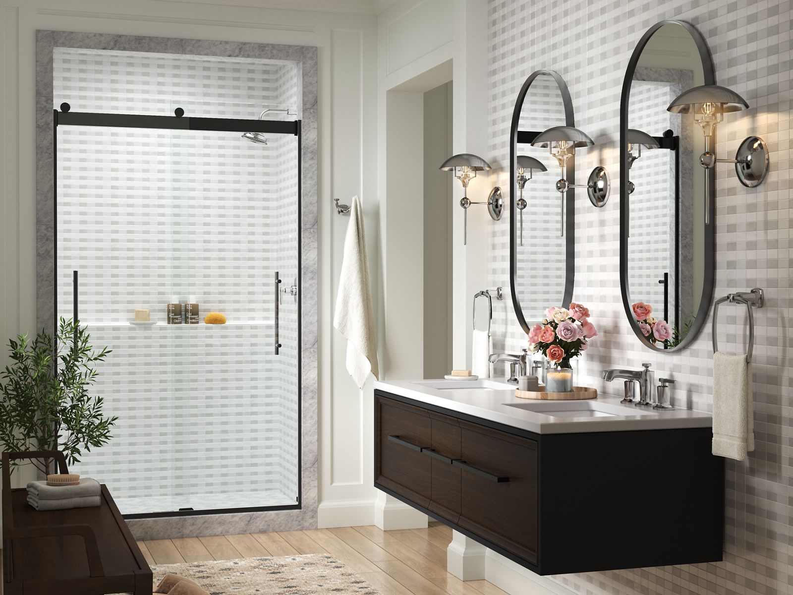 43668-levity-plus-frameless-sliding-shower-door-77-9-16-h-x-44-5-8-47-5-8-w-with-5-16-thick-crystal-clear-glass-7.jpg Levity® Plus Frameless sliding shower door, 77-9/16" H x 44-5/8 - 47-5/8" W, with 5/16"-thick Crystal Clear glass