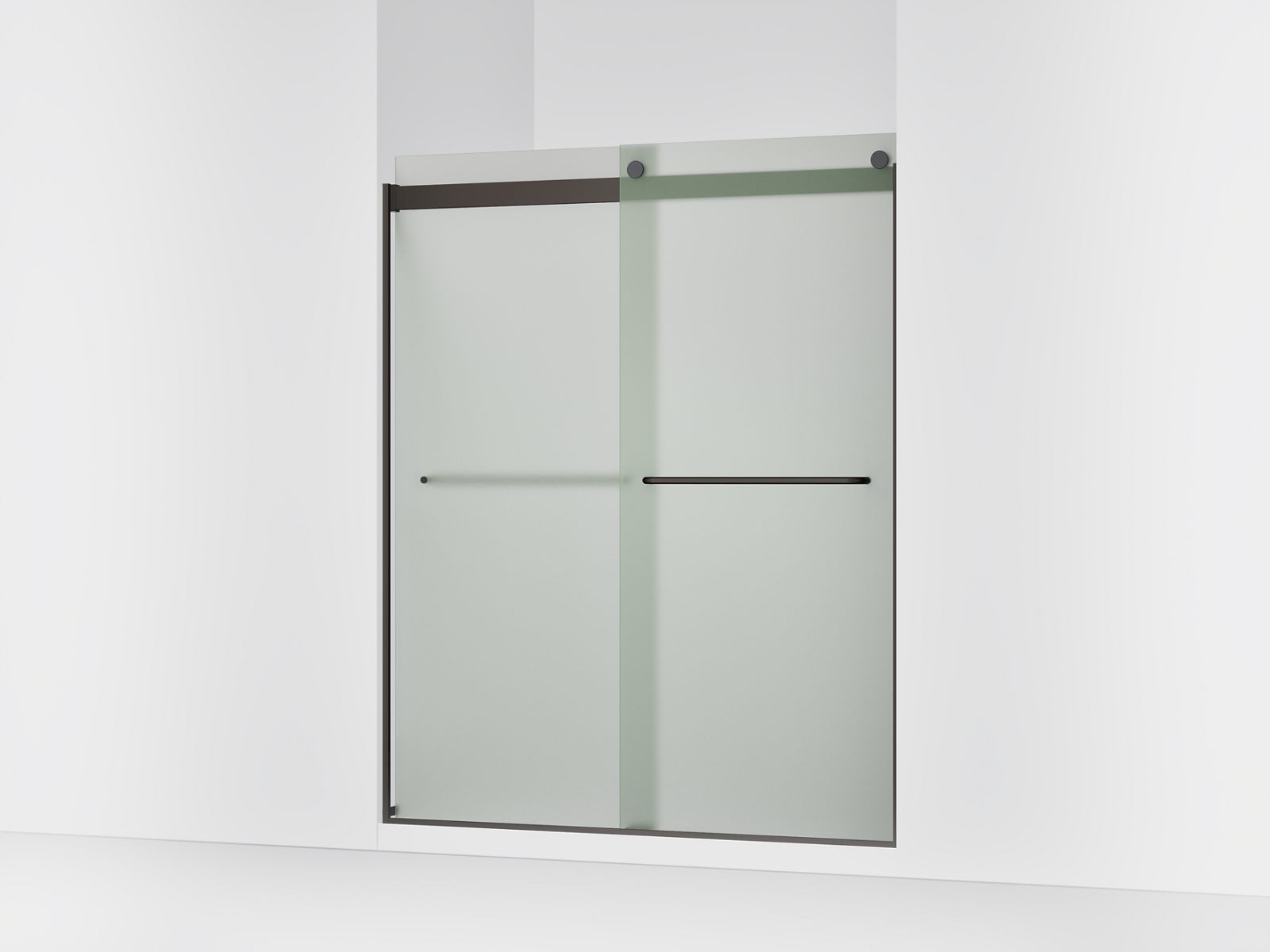 43677-levity-sliding-shower-door-74-h-x-56-5-8-59-5-8-w-with-1-4-thick-frosted-glass-3.jpg Levity® Sliding shower door, 74" H x 56-5/8 - 59-5/8" W, with 1/4" thick Frosted glass