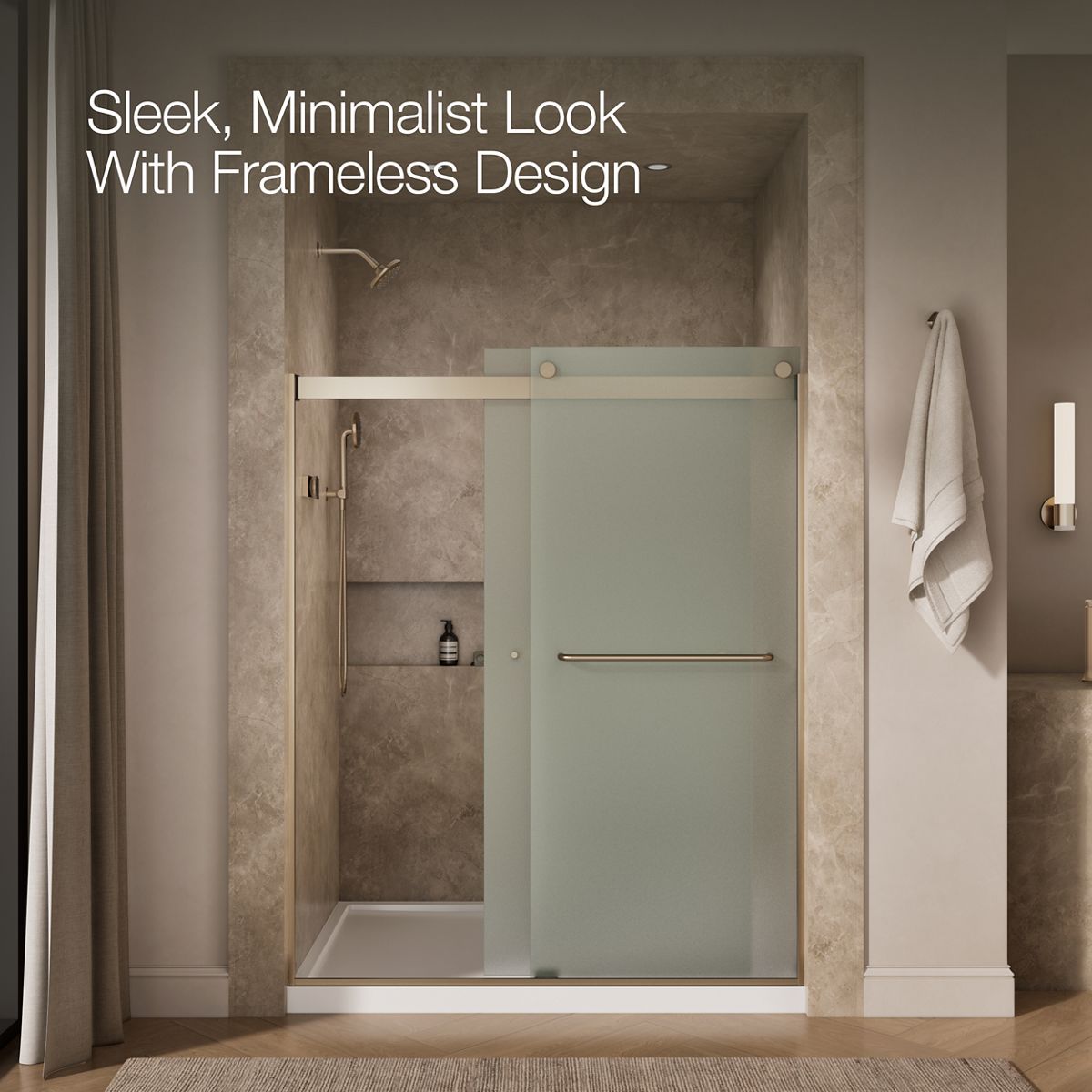43677-levity-sliding-shower-door-74-h-x-56-5-8-59-5-8-w-with-1-4-thick-frosted-glass-43.jpg Levity® Sliding shower door, 74" H x 56-5/8 - 59-5/8" W, with 1/4" thick Frosted glass