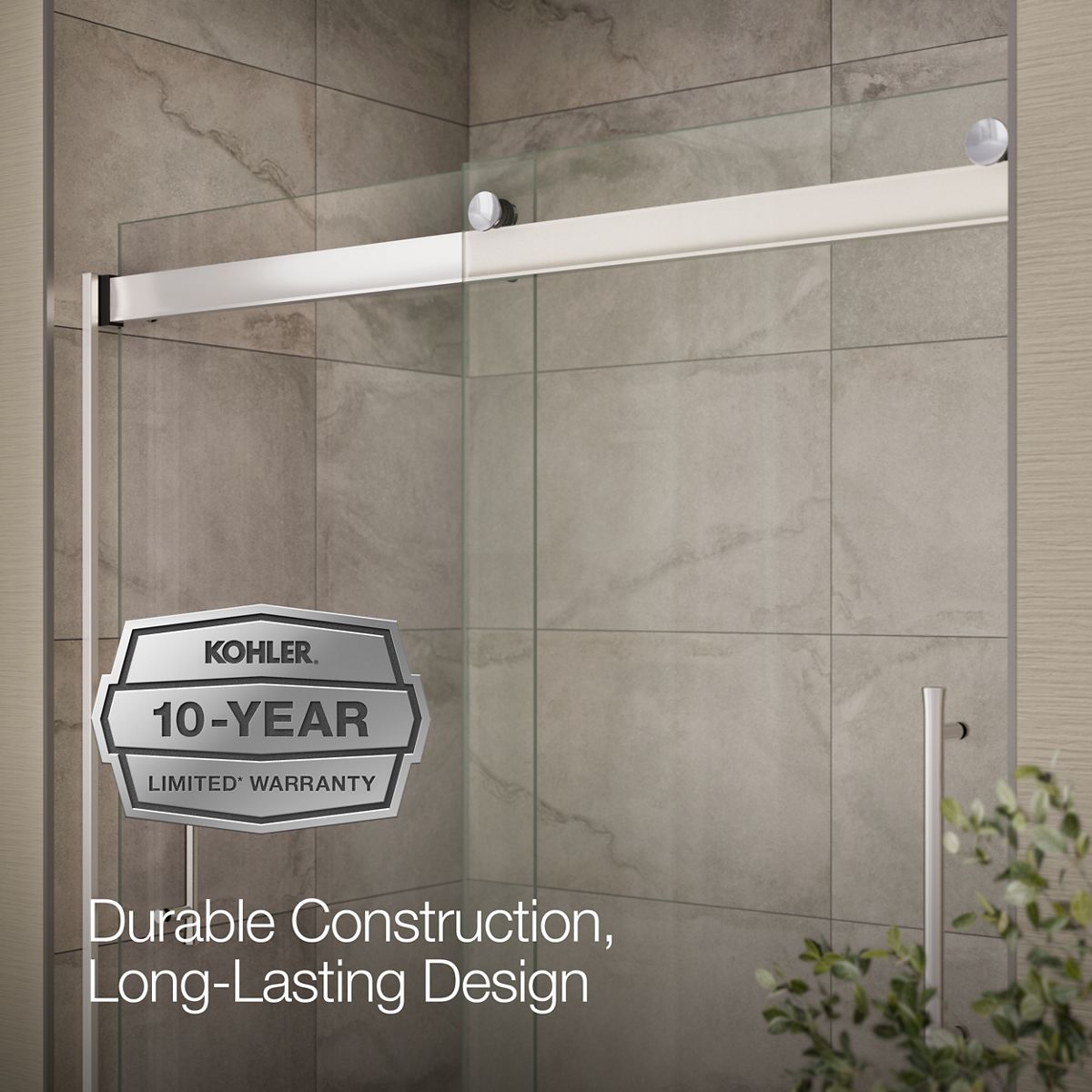 43704-elmbrook-frameless-sliding-shower-door-73-9-16-h-x-54-5-8-59-5-8-w-with-5-16-thick-crystal-clear-glass-7.jpg Elmbrook™ Frameless sliding shower door, 73-9/16" H x 54-5/8 - 59-5/8" W, with 5/16" thick Crystal Clear glass