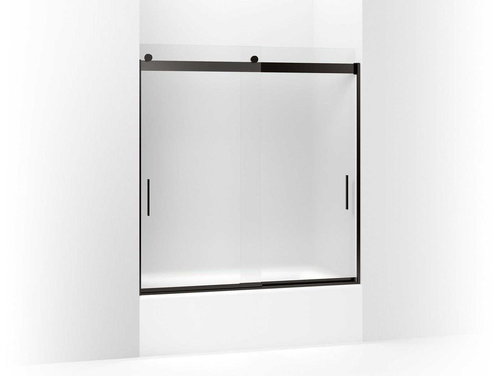 43719-levity-sliding-bath-door-62-h-x-56-5-8-59-5-8-w-with-1-4-thick-frosted-glass-3.jpg Levity® Sliding bath door, 62" H x 56-5/8 - 59-5/8" W, with 1/4" thick Frosted glass