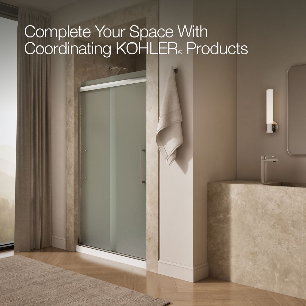 43731-pleat-frameless-sliding-shower-door-79-1-16-h-x-44-5-8-47-5-8-w-with-5-16-thick-frosted-glass-10.jpg Pleat® Frameless sliding shower door, 79-1/16" H x 44-5/8 - 47-5/8" W, with 5/16" thick Frosted glass