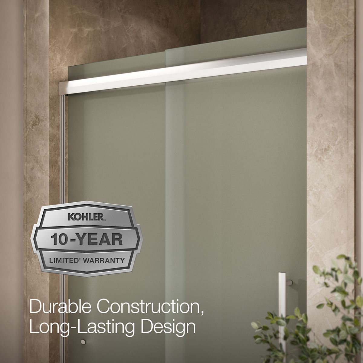 43731-pleat-frameless-sliding-shower-door-79-1-16-h-x-44-5-8-47-5-8-w-with-5-16-thick-frosted-glass-11.jpg Pleat® Frameless sliding shower door, 79-1/16" H x 44-5/8 - 47-5/8" W, with 5/16" thick Frosted glass