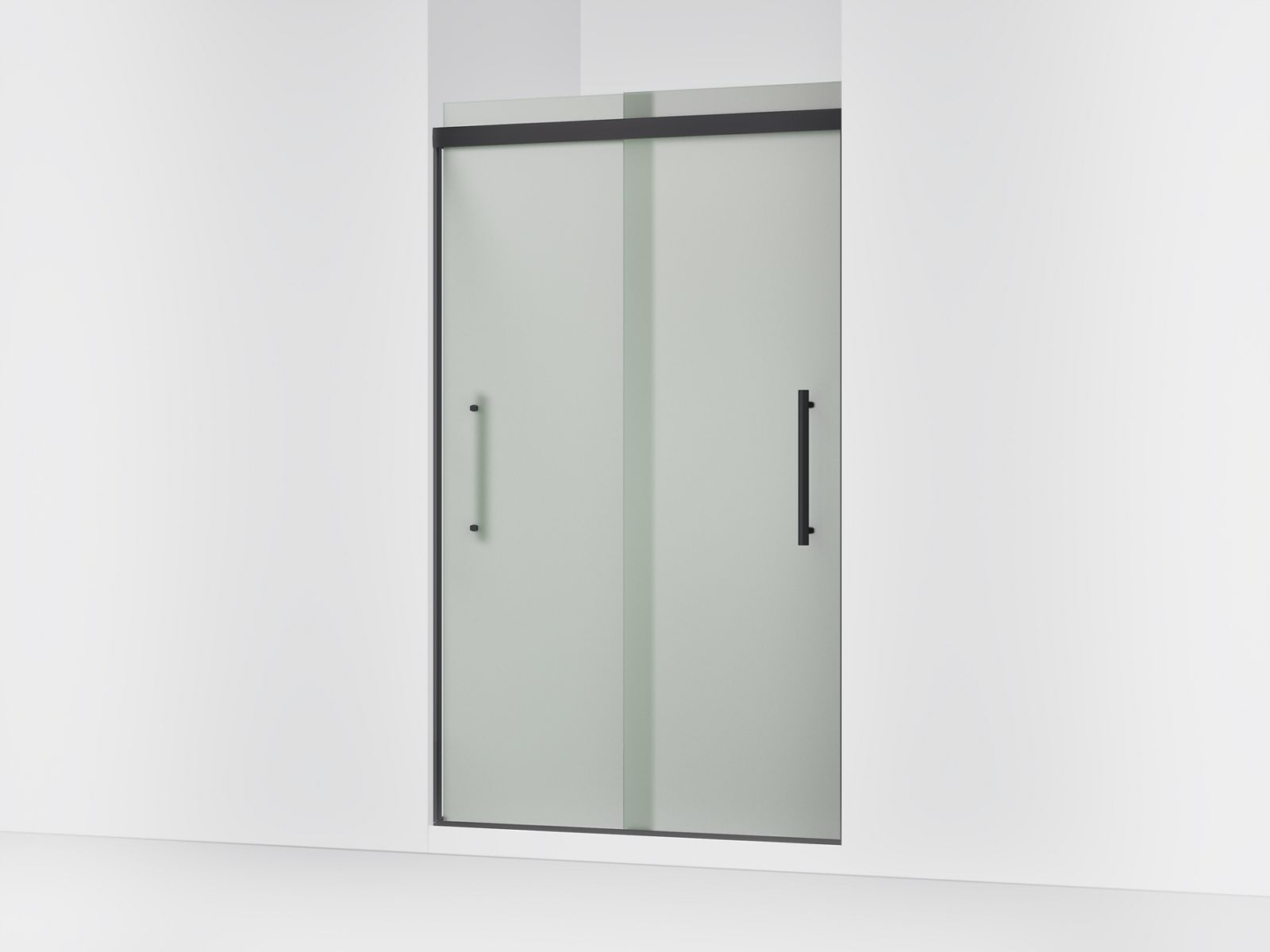 43731-pleat-frameless-sliding-shower-door-79-1-16-h-x-44-5-8-47-5-8-w-with-5-16-thick-frosted-glass-2.jpg Pleat® Frameless sliding shower door, 79-1/16" H x 44-5/8 - 47-5/8" W, with 5/16" thick Frosted glass