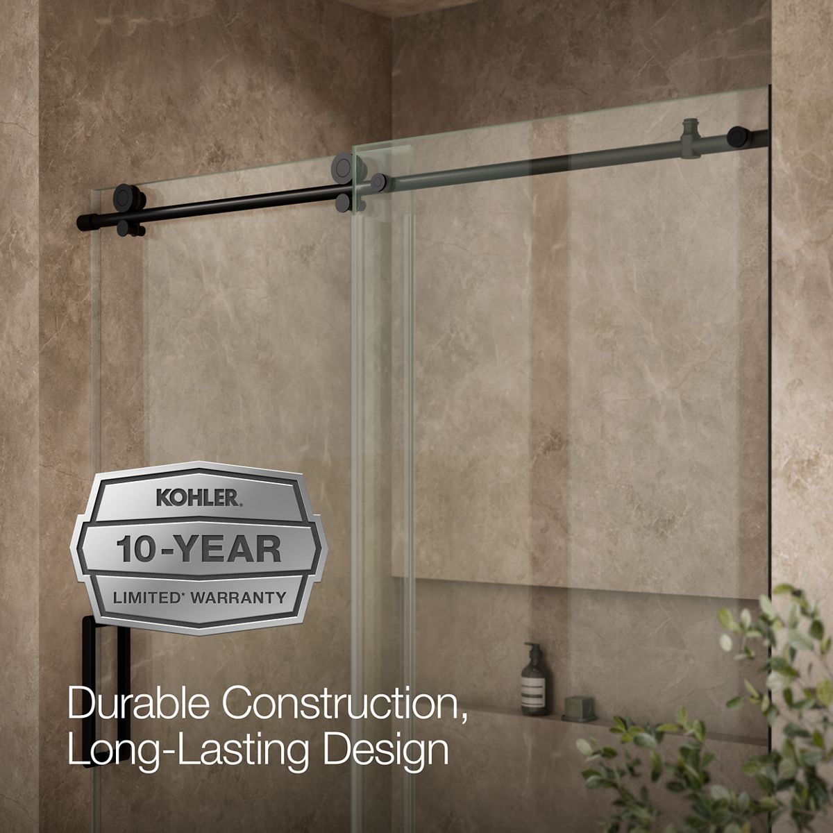 43748-composed-sliding-shower-door-78-h-x-56-1-8-59-7-8-w-with-3-8-thick-crystal-clear-glass-10.jpg Composed™ Sliding shower door, 78" H x 56-1/8 - 59-7/8" W, with 3/8" thick Crystal Clear glass
