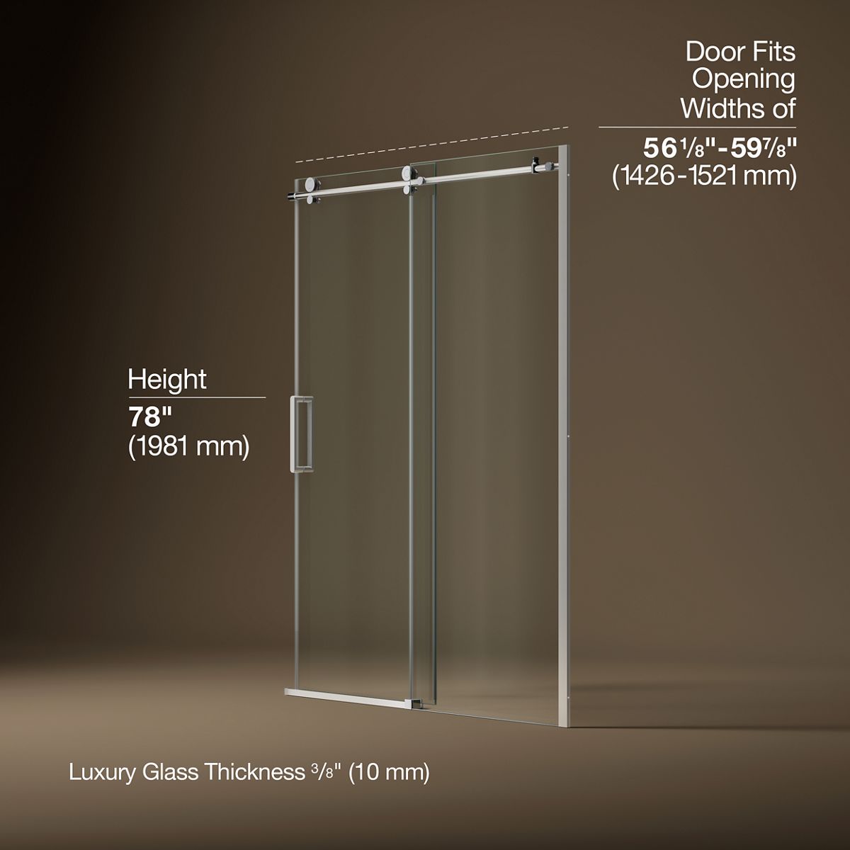 43748-composed-sliding-shower-door-78-h-x-56-1-8-59-7-8-w-with-3-8-thick-crystal-clear-glass-14.jpg Composed™ Sliding shower door, 78" H x 56-1/8 - 59-7/8" W, with 3/8" thick Crystal Clear glass