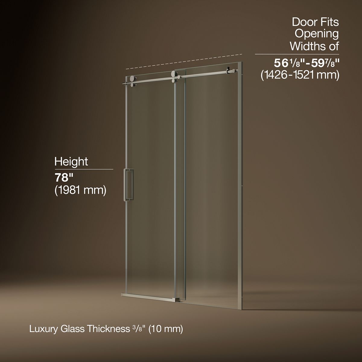 43748-composed-sliding-shower-door-78-h-x-56-1-8-59-7-8-w-with-3-8-thick-crystal-clear-glass-15.jpg Composed™ Sliding shower door, 78" H x 56-1/8 - 59-7/8" W, with 3/8" thick Crystal Clear glass
