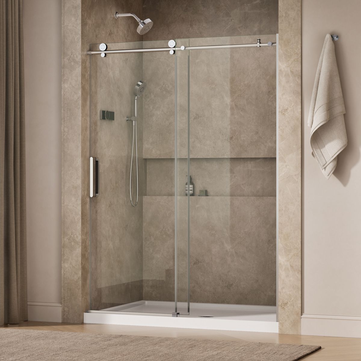 43748-composed-sliding-shower-door-78-h-x-56-1-8-59-7-8-w-with-3-8-thick-crystal-clear-glass-17.jpg Composed™ Sliding shower door, 78" H x 56-1/8 - 59-7/8" W, with 3/8" thick Crystal Clear glass