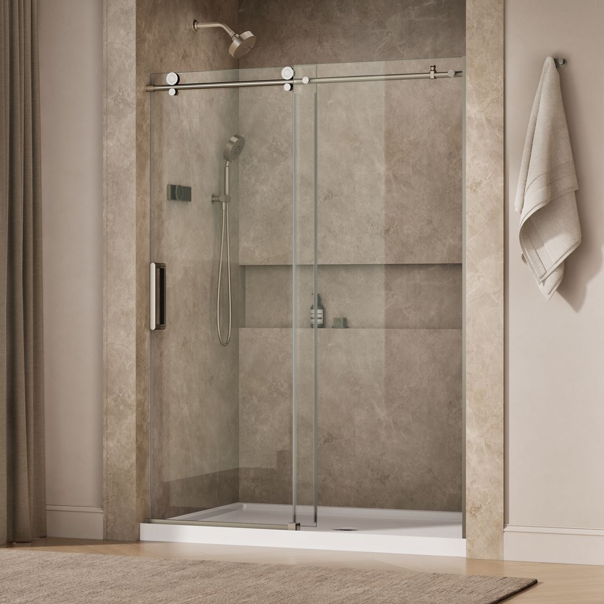 43748-composed-sliding-shower-door-78-h-x-56-1-8-59-7-8-w-with-3-8-thick-crystal-clear-glass-18.jpg Composed™ Sliding shower door, 78" H x 56-1/8 - 59-7/8" W, with 3/8" thick Crystal Clear glass