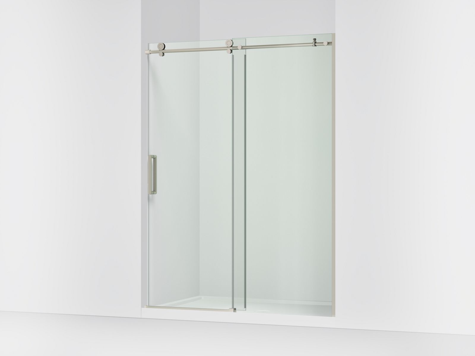 43748-composed-sliding-shower-door-78-h-x-56-1-8-59-7-8-w-with-3-8-thick-crystal-clear-glass-2.jpg Composed™ Sliding shower door, 78" H x 56-1/8 - 59-7/8" W, with 3/8" thick Crystal Clear glass