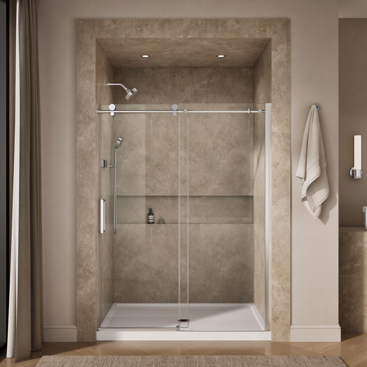 43748-composed-sliding-shower-door-78-h-x-56-1-8-59-7-8-w-with-3-8-thick-crystal-clear-glass-26.jpg Composed™ Sliding shower door, 78" H x 56-1/8 - 59-7/8" W, with 3/8" thick Crystal Clear glass