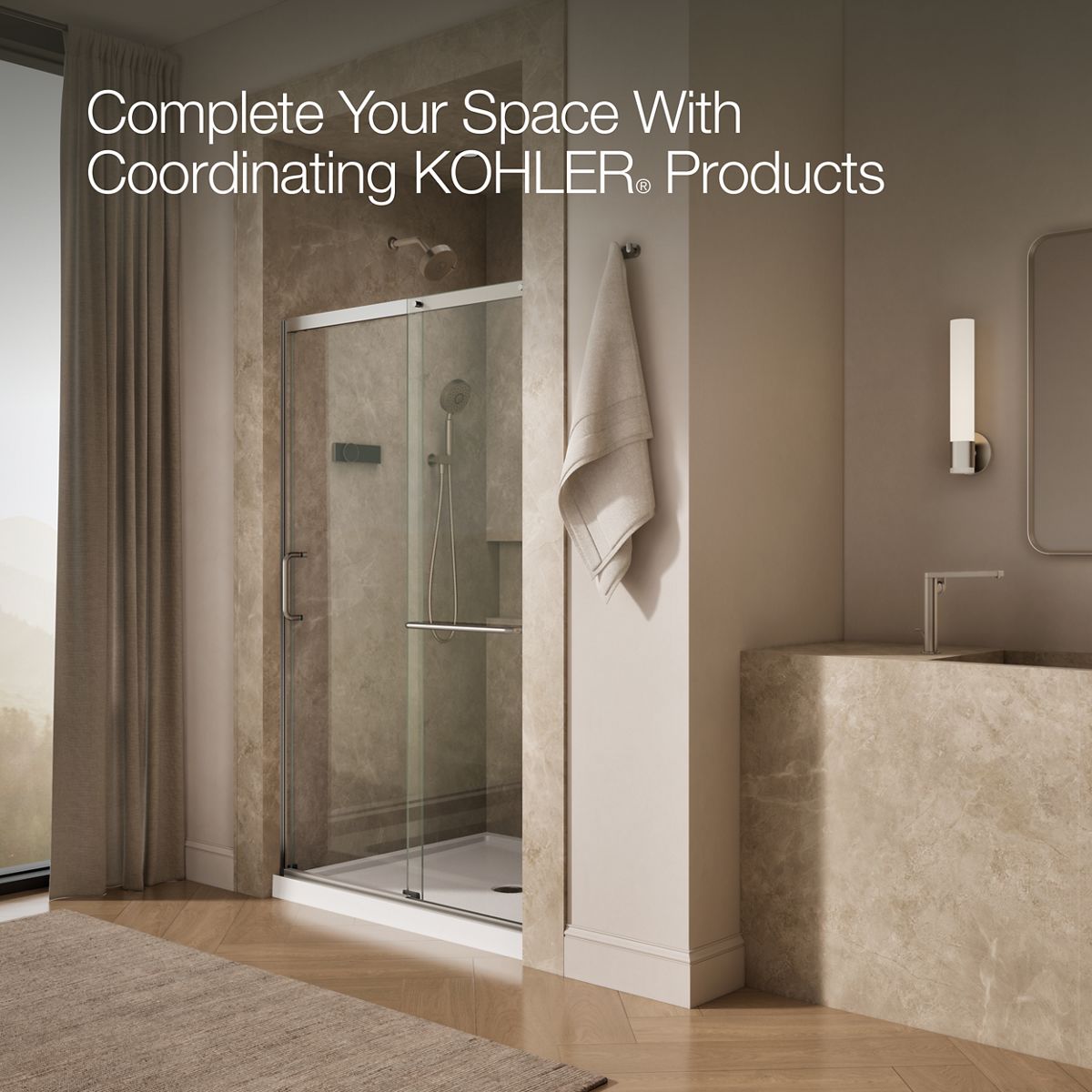 43758-elate-sliding-shower-door-75-1-2-h-x-50-1-4-53-5-8-w-with-heavy-5-16-thick-crystal-clear-glass-31.jpg Elate® Sliding shower door, 75-1/2" H x 50-1/4 - 53-5/8" W, with heavy 5/16" thick Crystal Clear glass