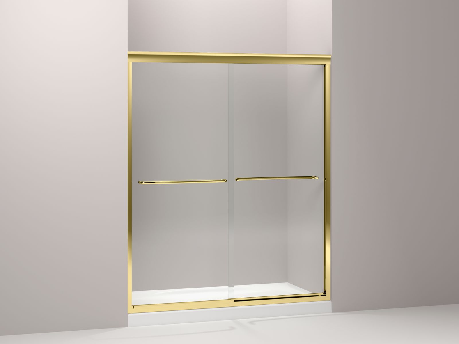 43798-fluence-sliding-shower-door-70-5-16-h-x-56-5-8-59-5-8-w-with-1-4-thick-crystal-clear-glass-3.jpg Fluence® Sliding shower door, 70-5/16" H x 56-5/8 - 59-5/8" W, with 1/4" thick Crystal Clear glass