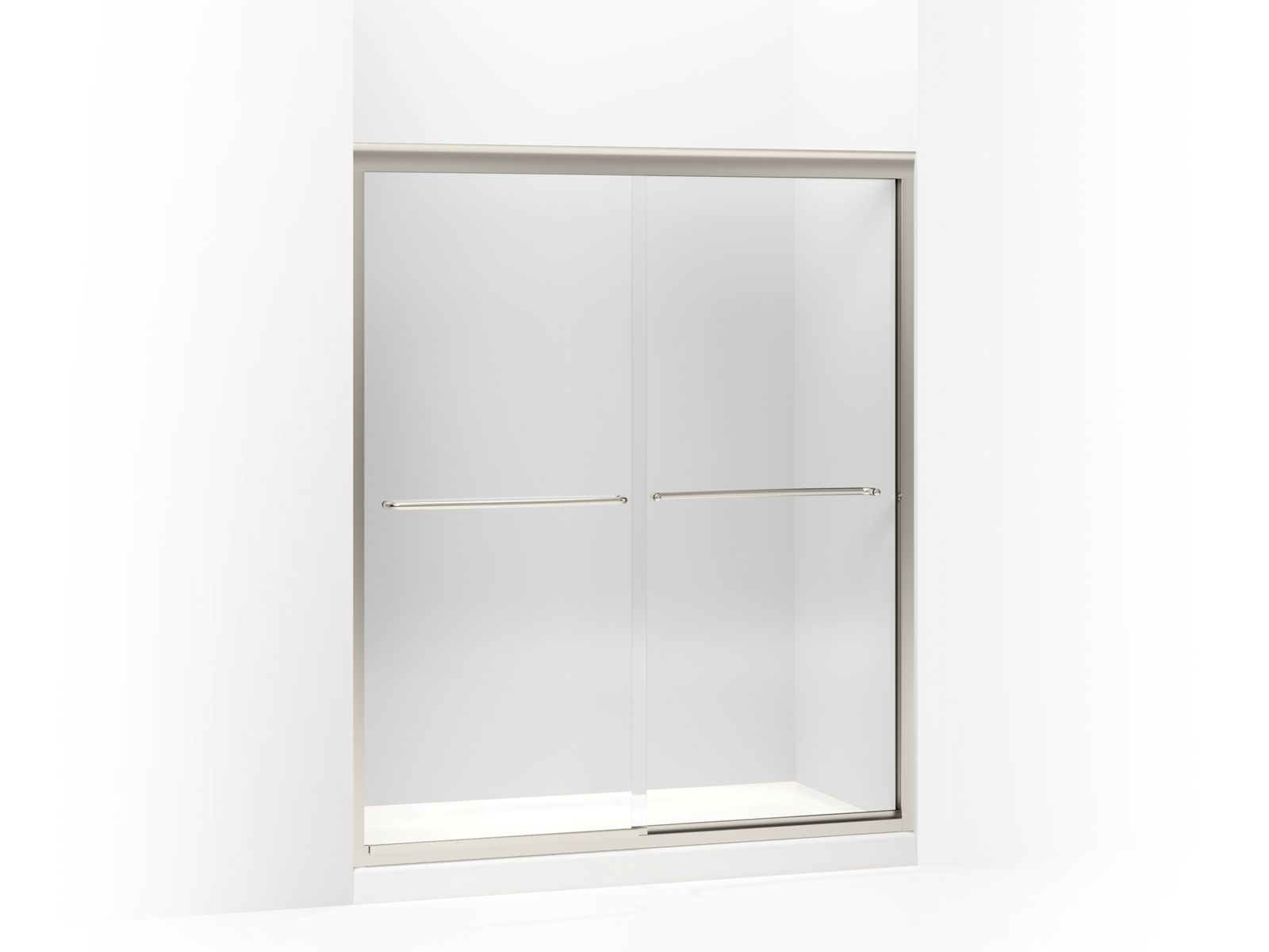 43798-fluence-sliding-shower-door-70-5-16-h-x-56-5-8-59-5-8-w-with-1-4-thick-crystal-clear-glass-4.jpg Fluence® Sliding shower door, 70-5/16" H x 56-5/8 - 59-5/8" W, with 1/4" thick Crystal Clear glass