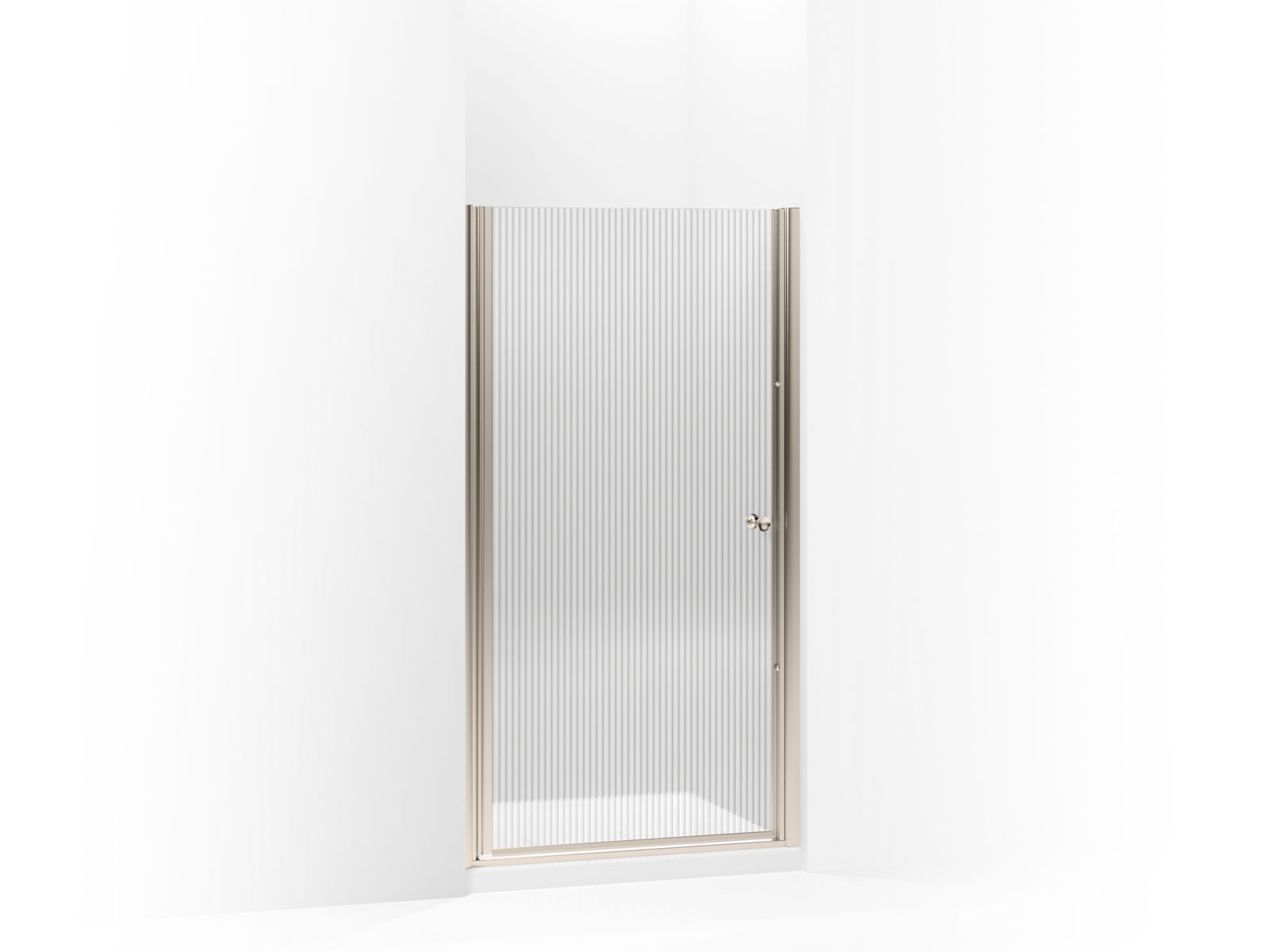 43817-fluence-pivot-shower-door-65-1-2-h-x-31-1-4-32-3-4-w-with-1-4-thick-falling-lines-glass-2.jpg Fluence® Pivot shower door, 65-1/2" H x 31-1/4 - 32-3/4" W, with 1/4" thick Falling Lines glass
