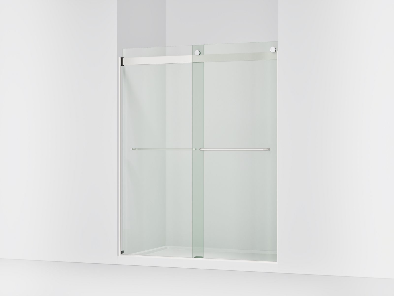 43839-levity-74-h-sliding-shower-door-with-1-4-thick-glass-1.jpg Levity® 74" H sliding shower door with 1/4"-thick glass