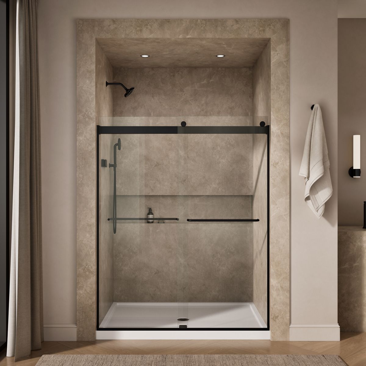 43839-levity-74-h-sliding-shower-door-with-1-4-thick-glass-11.jpg Levity® 74" H sliding shower door with 1/4"-thick glass