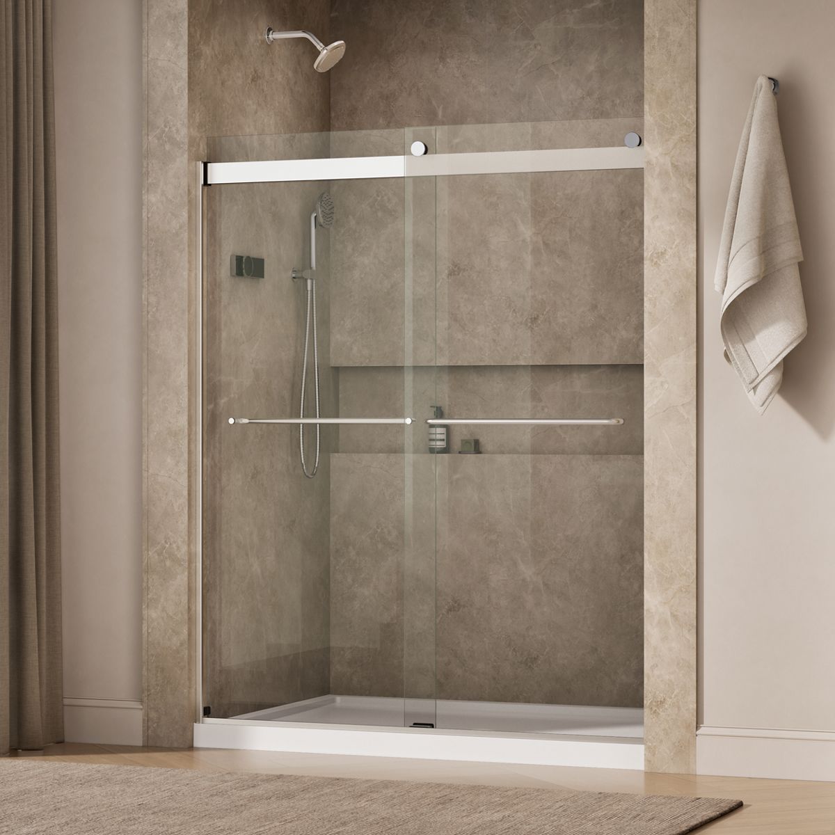 43839-levity-74-h-sliding-shower-door-with-1-4-thick-glass-20.jpg Levity® 74" H sliding shower door with 1/4"-thick glass