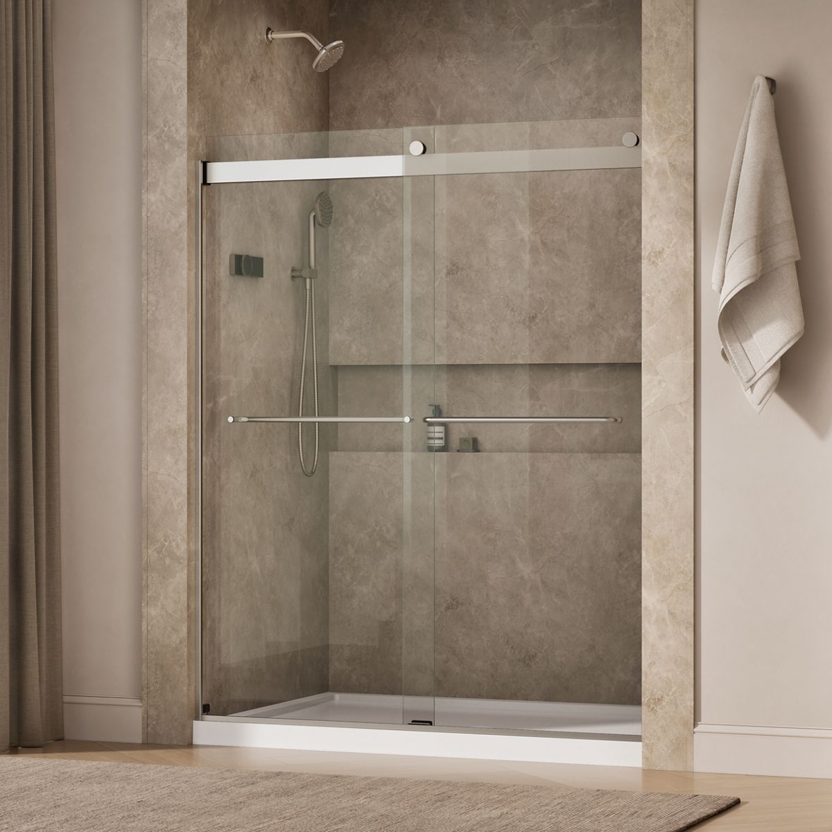 43839-levity-74-h-sliding-shower-door-with-1-4-thick-glass-24.jpg Levity® 74" H sliding shower door with 1/4"-thick glass