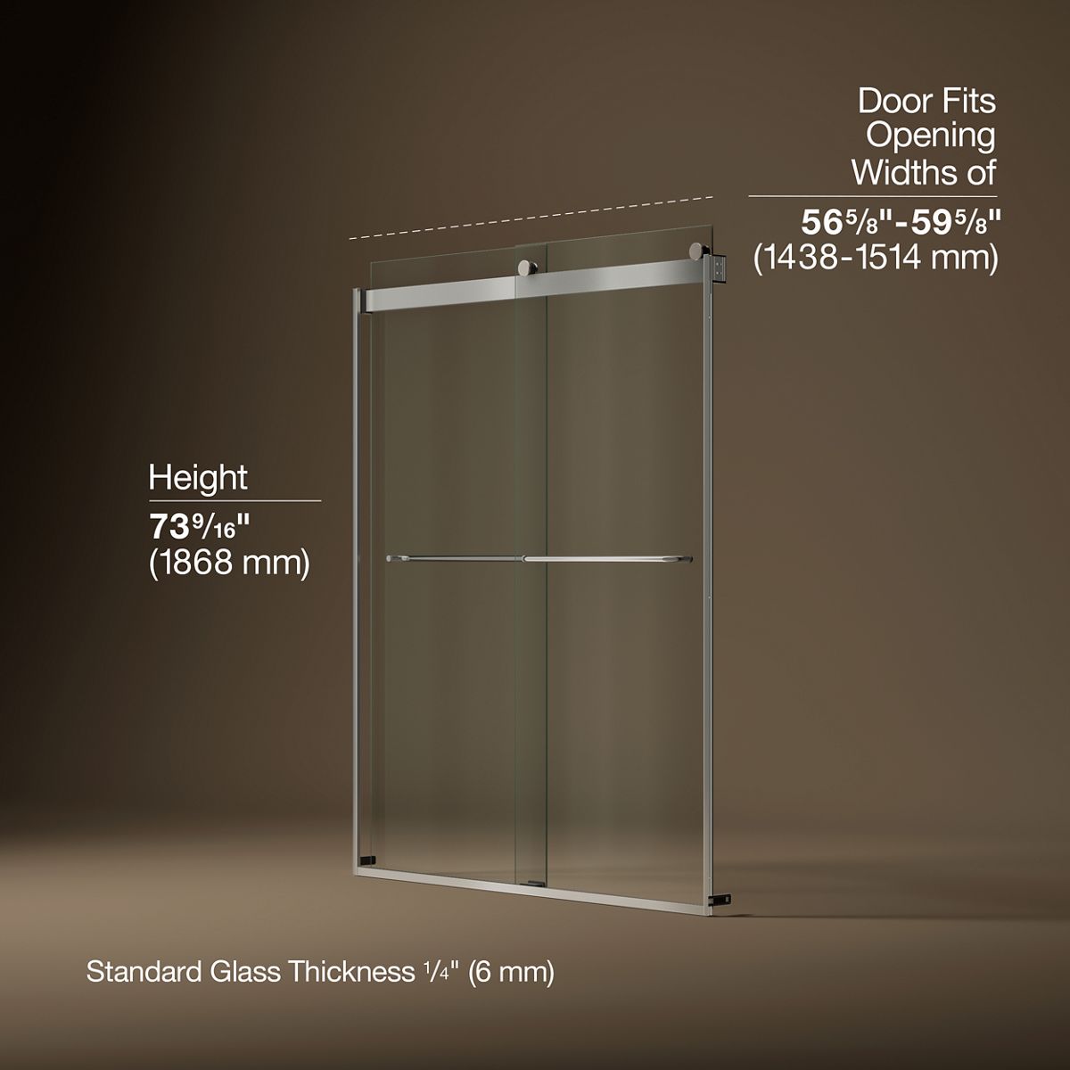 43839-levity-74-h-sliding-shower-door-with-1-4-thick-glass-42.jpg Levity® 74" H sliding shower door with 1/4"-thick glass
