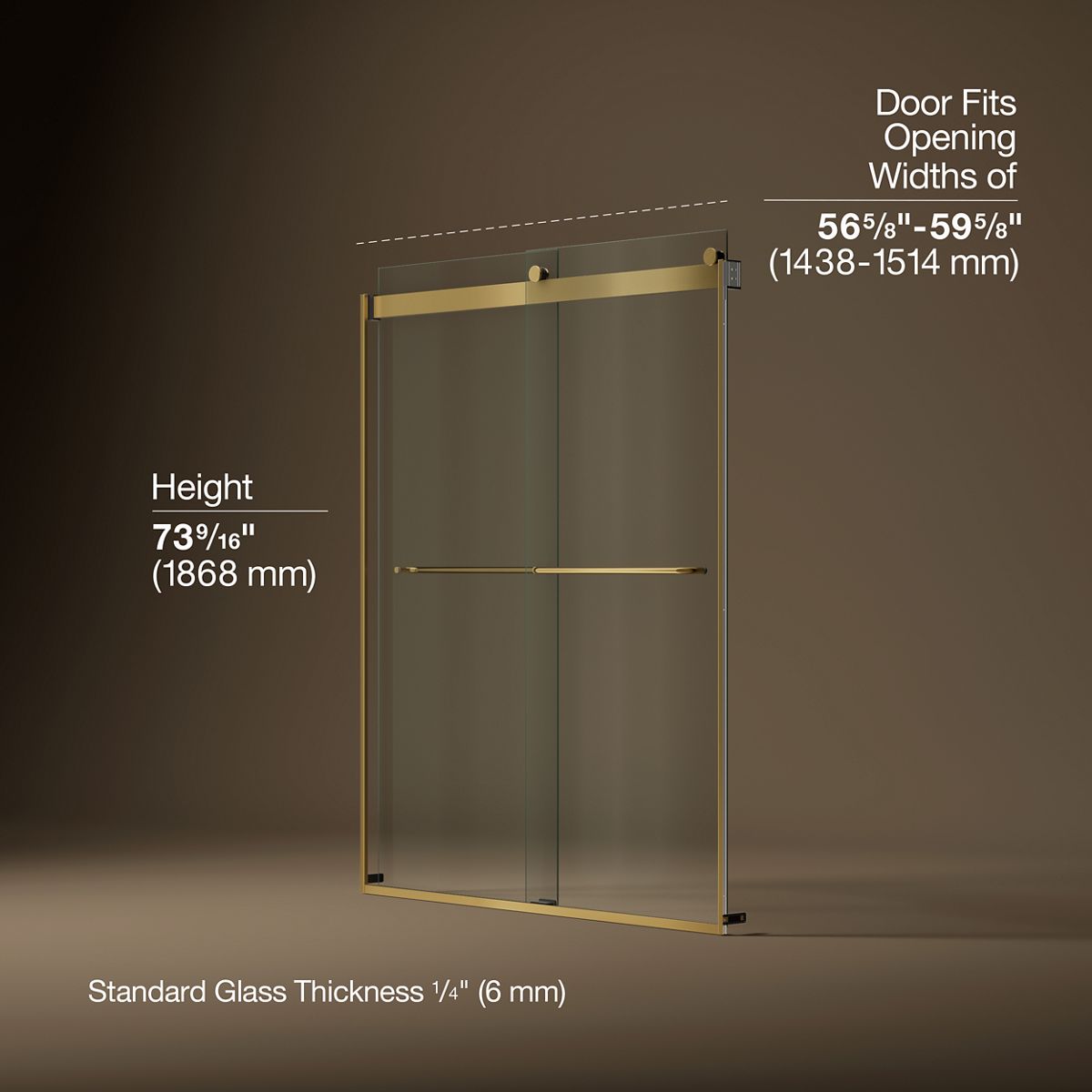 43839-levity-74-h-sliding-shower-door-with-1-4-thick-glass-43.jpg Levity® 74" H sliding shower door with 1/4"-thick glass