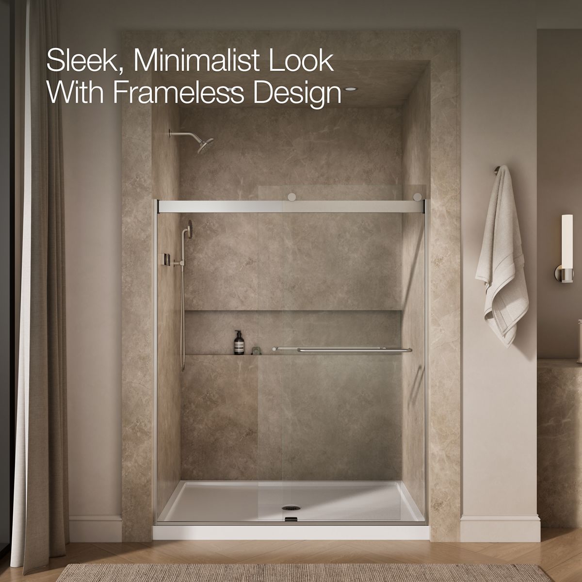 43839-levity-74-h-sliding-shower-door-with-1-4-thick-glass-48.jpg Levity® 74" H sliding shower door with 1/4"-thick glass