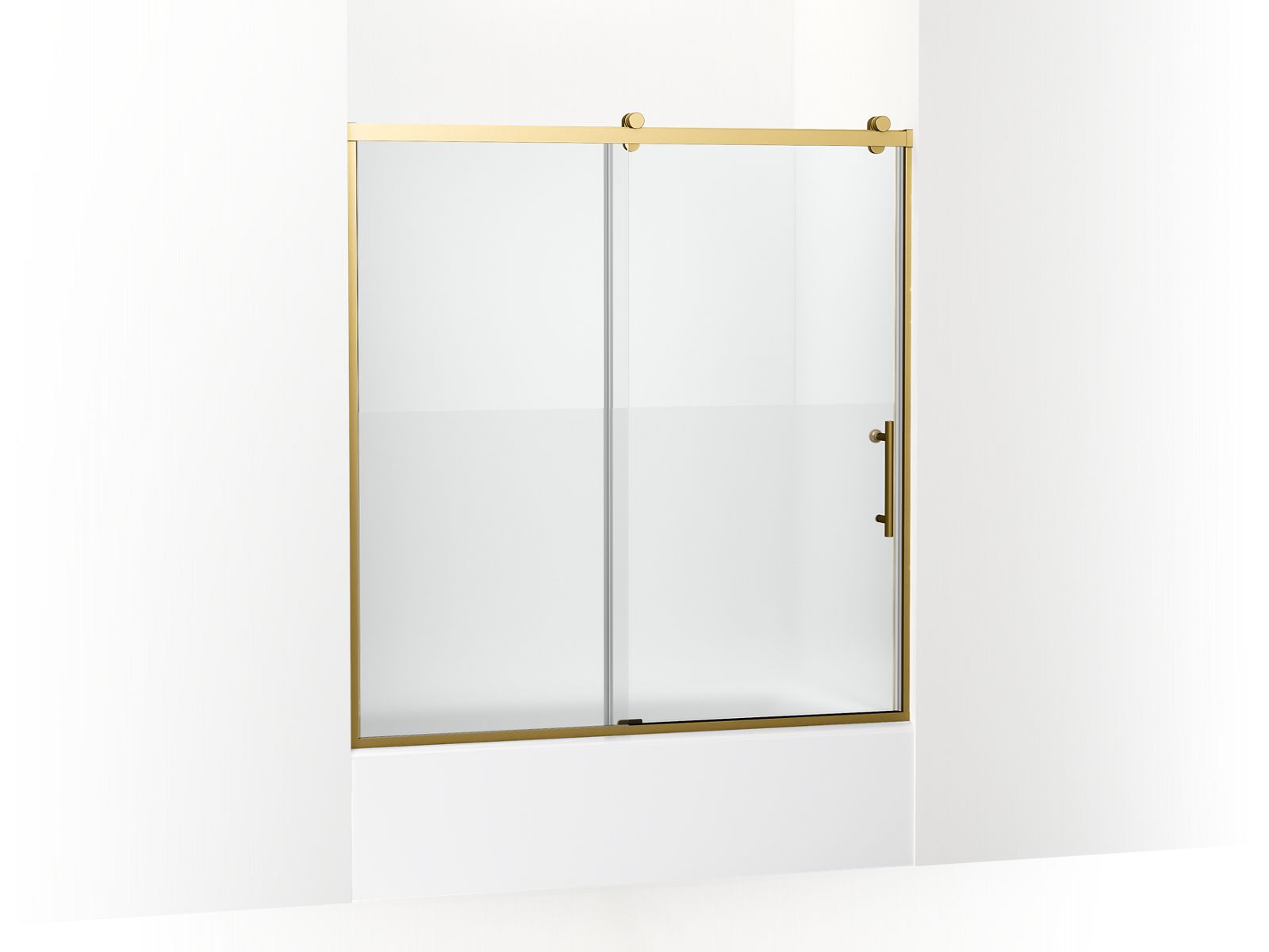 43861-rely-62-1-2-h-sliding-bath-door-with-3-8-thick-glass-2.jpg Rely® 62-1/2" H sliding bath door with 3/8"-thick glass