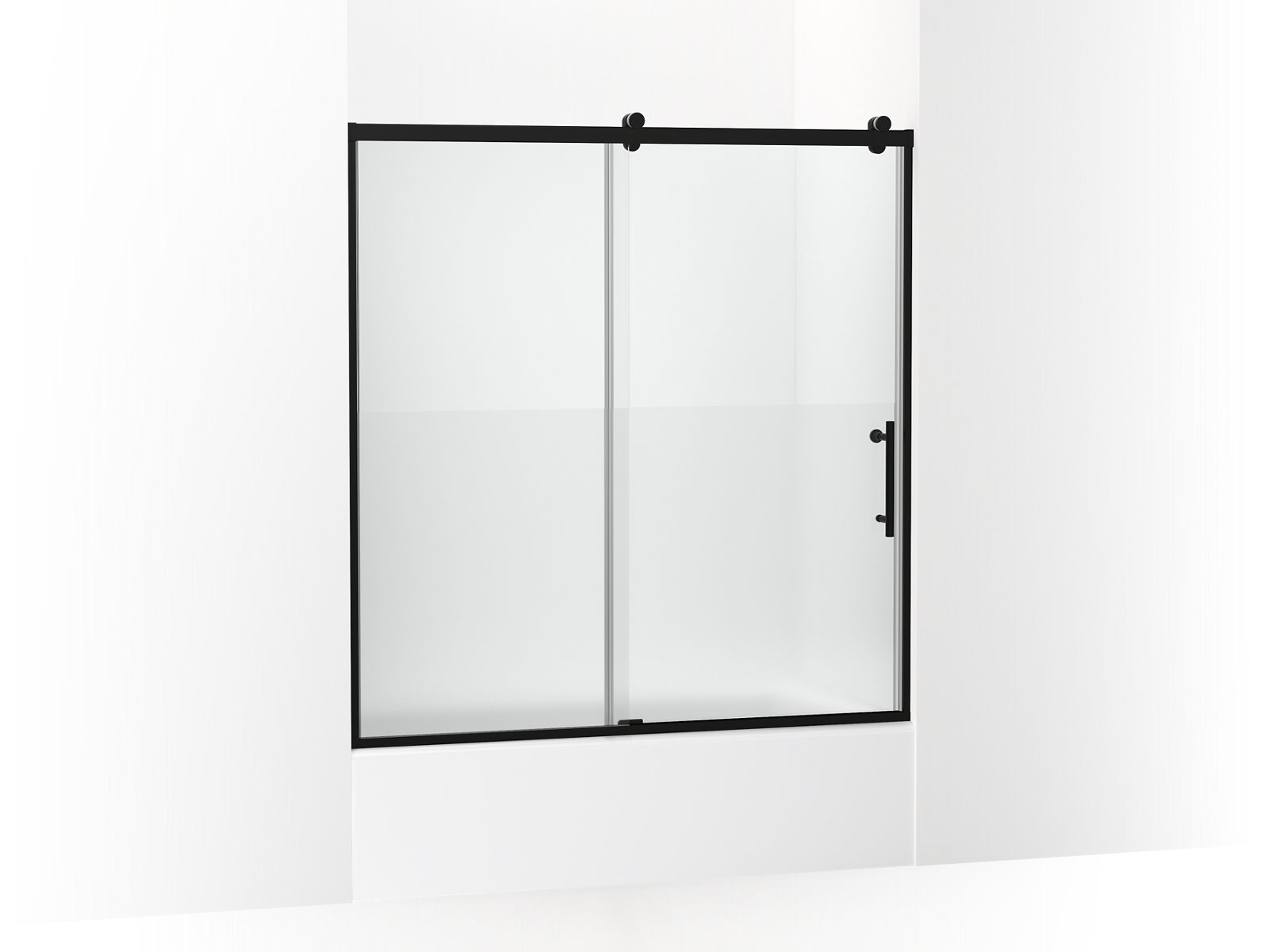 43861-rely-62-1-2-h-sliding-bath-door-with-3-8-thick-glass-3.jpg Rely® 62-1/2" H sliding bath door with 3/8"-thick glass