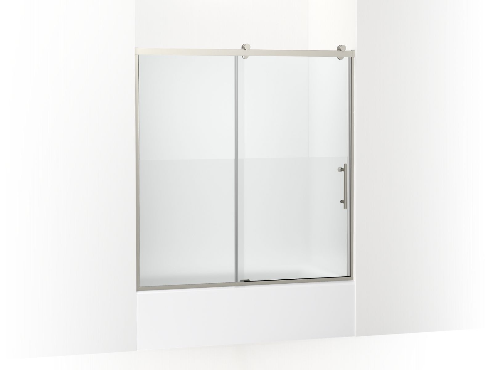 43861-rely-62-1-2-h-sliding-bath-door-with-3-8-thick-glass-4.jpg Rely® 62-1/2" H sliding bath door with 3/8"-thick glass