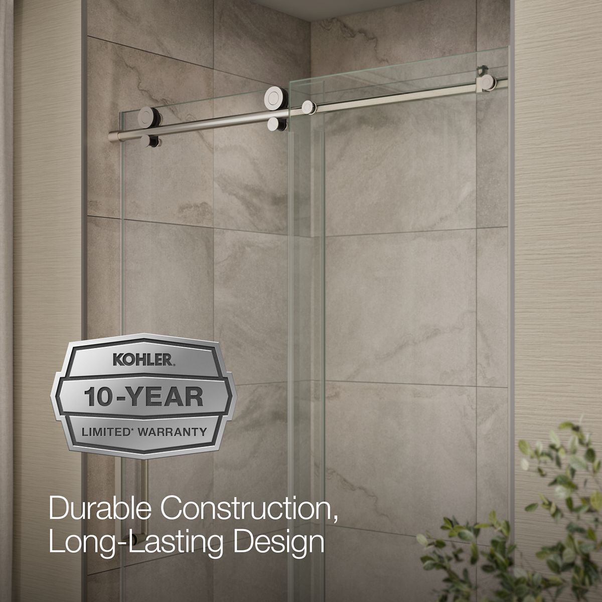 43899-cursiva-sliding-shower-door-78-h-x-44-1-8-47-7-8-w-with-5-16-thick-crystal-clear-glass-12.jpg Cursiva™ Sliding shower door, 78" H x 44-1/8 - 47-7/8" W, with 5/16" thick Crystal Clear glass