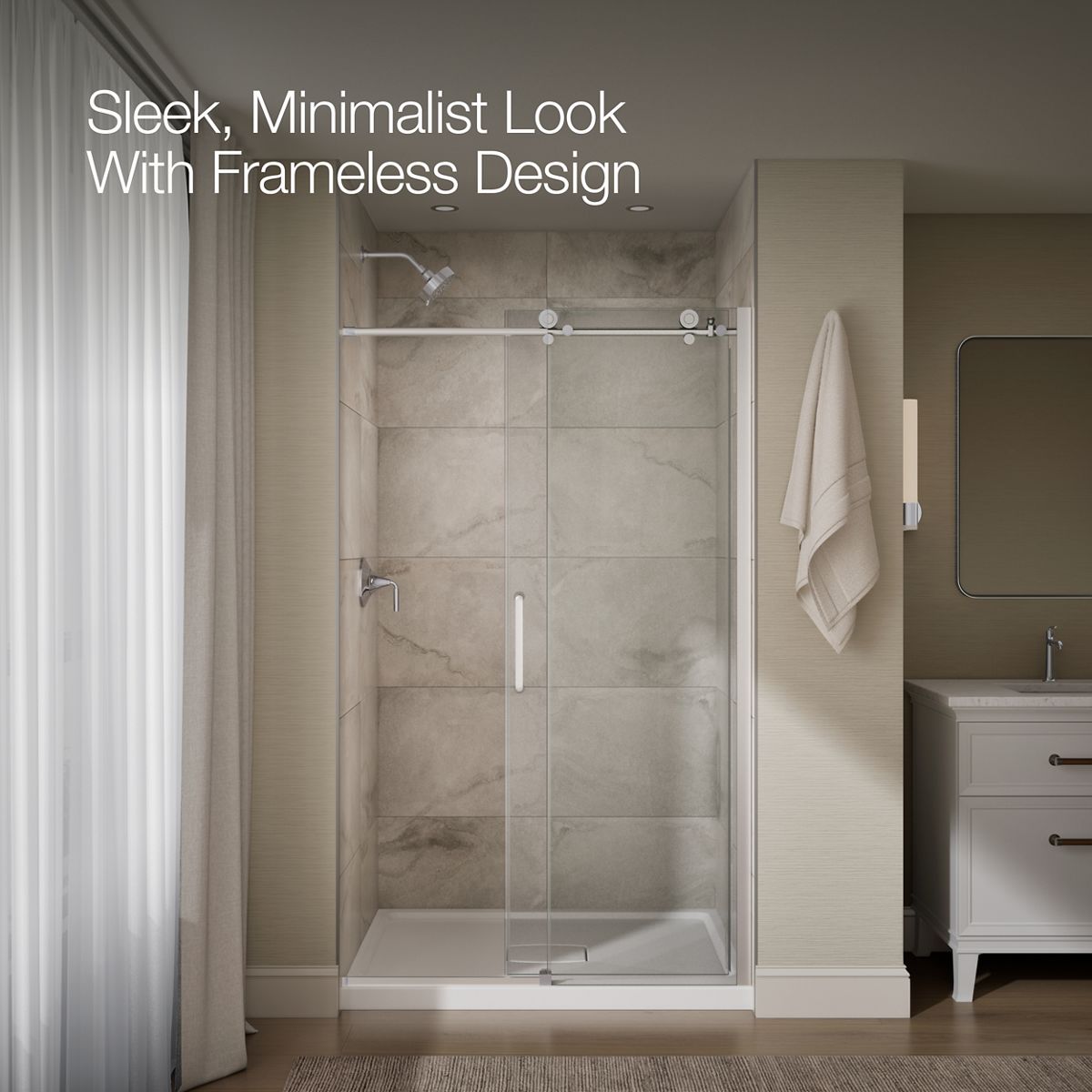 43899-cursiva-sliding-shower-door-78-h-x-44-1-8-47-7-8-w-with-5-16-thick-crystal-clear-glass-23.jpg Cursiva™ Sliding shower door, 78" H x 44-1/8 - 47-7/8" W, with 5/16" thick Crystal Clear glass