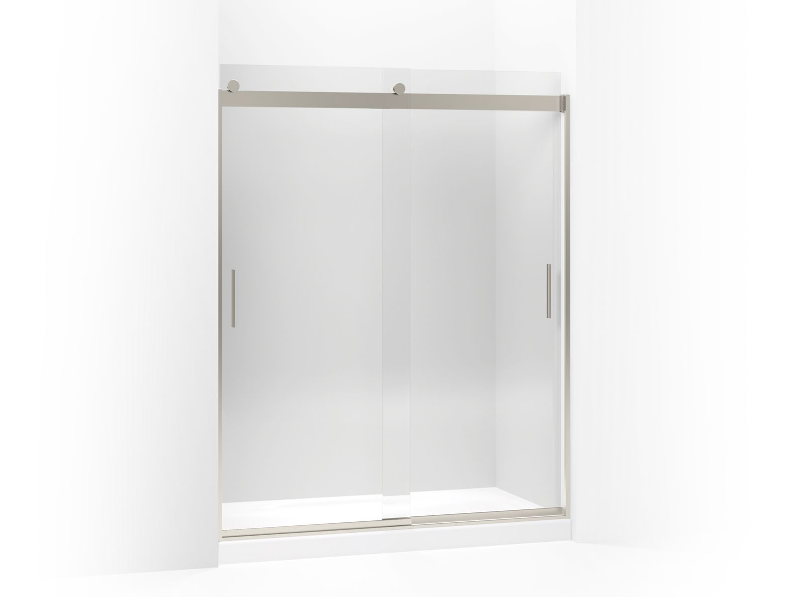 43907-levity-sliding-shower-door-74-h-x-56-5-8-59-5-8-w-with-5-16-thick-crystal-clear-glass-2.jpg Levity® Sliding shower door, 74" H x 56-5/8 - 59-5/8" W, with 5/16" thick Crystal Clear glass