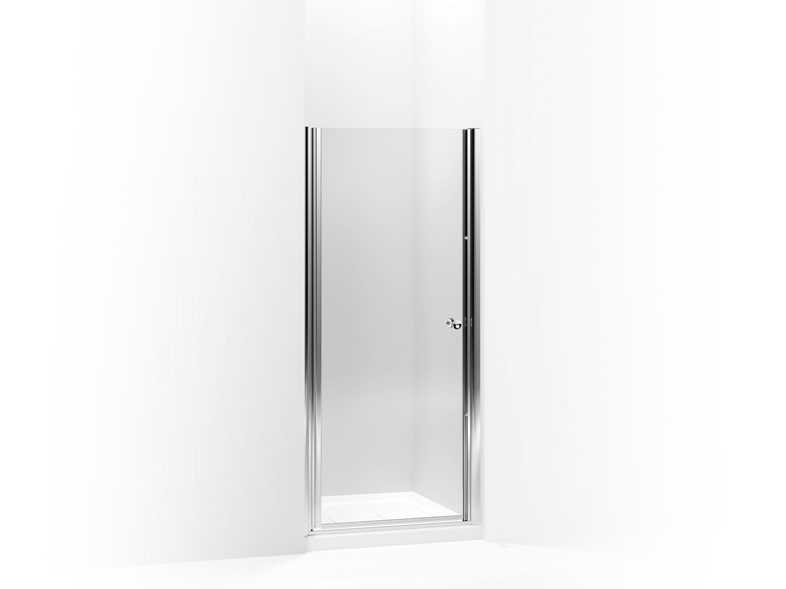 43918-fluence-pivot-shower-door-65-1-2-h-x-35-36-1-2-w-with-1-4-thick-crystal-clear-glass-1.jpg Fluence® Pivot shower door, 65-1/2" H x 35 - 36-1/2" W, with 1/4" thick Crystal Clear glass