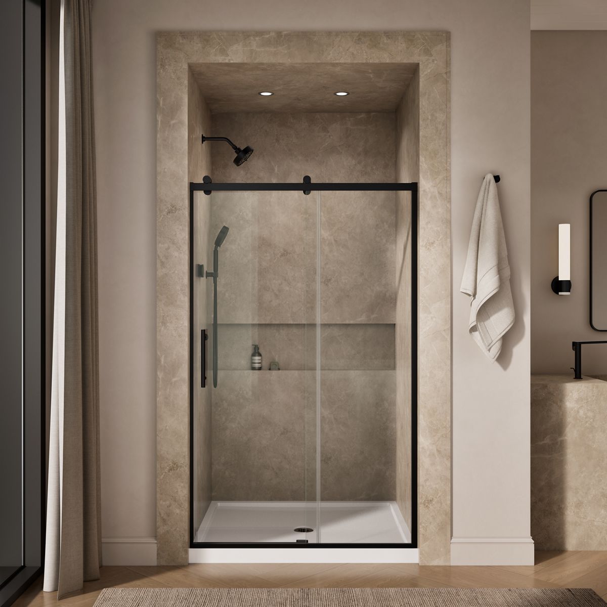 43929-rely-77-h-sliding-shower-door-with-3-8-thick-glass-16.jpg Rely® 77" H sliding shower door with 3/8"-thick glass