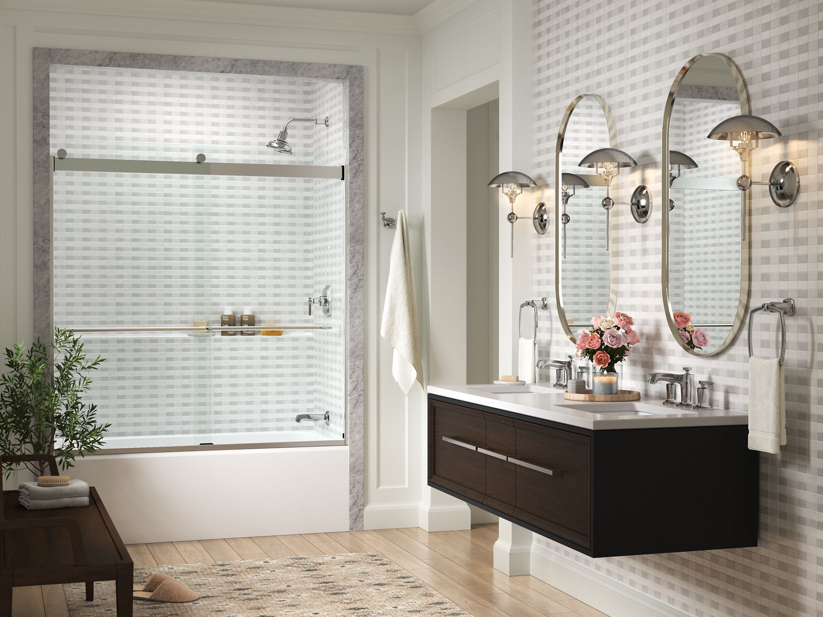 43938-levity-plus-61-9-16-h-sliding-bath-door-with-3-8-thick-glass-5.jpg Levity® Plus 61-9/16" H sliding bath door with 3/8"-thick glass