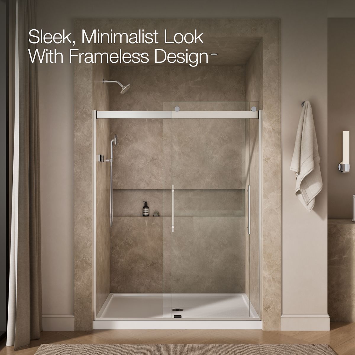43952-levity-plus-frameless-sliding-shower-door-77-9-16-h-x-56-5-8-59-5-8-w-with-5-16-thick-crystal-clear-glass-10.jpg Levity® Plus Frameless sliding shower door, 77-9/16" H x 56-5/8 - 59-5/8" W, with 5/16"-thick Crystal Clear glass