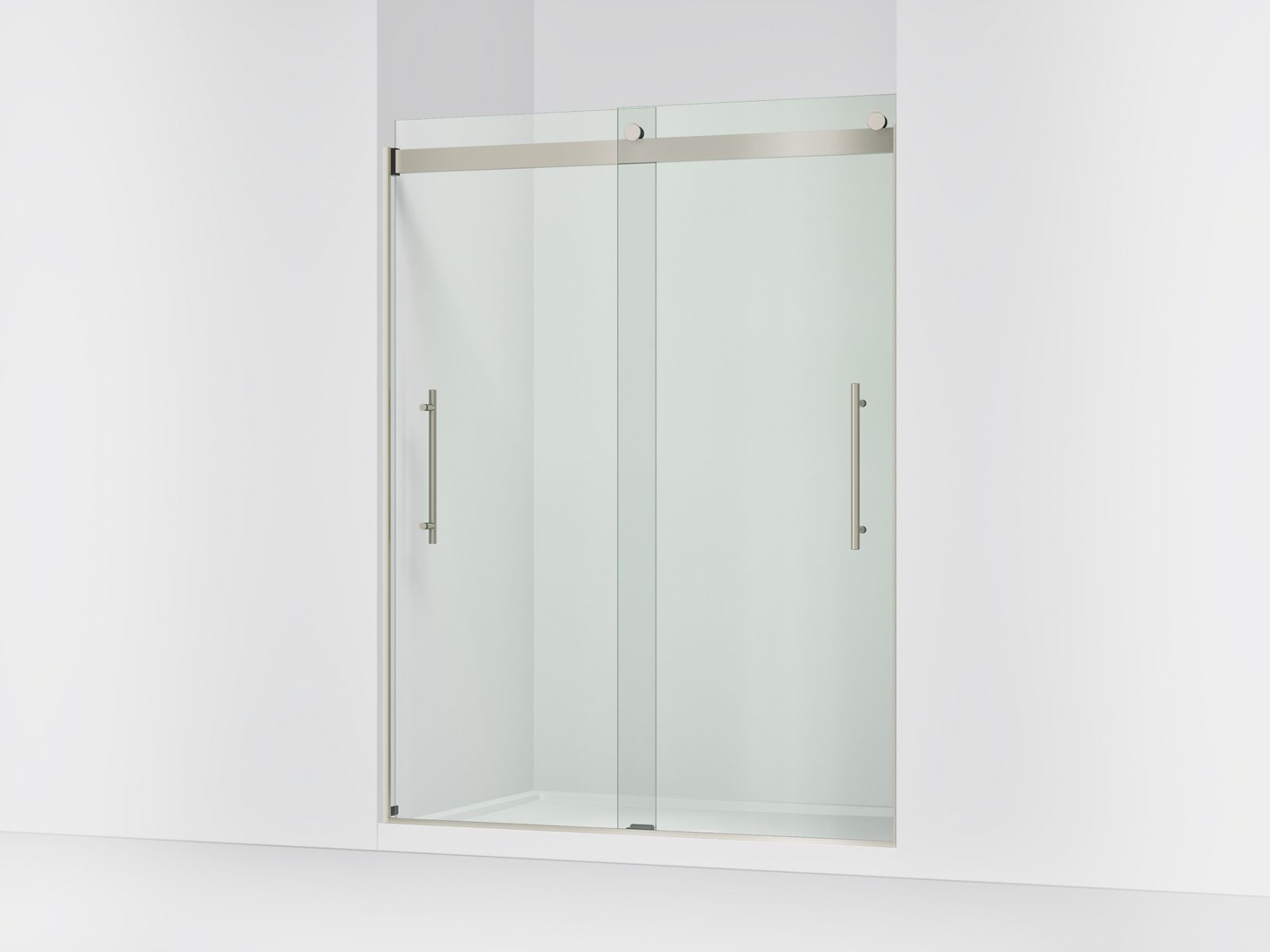 43952-levity-plus-frameless-sliding-shower-door-77-9-16-h-x-56-5-8-59-5-8-w-with-5-16-thick-crystal-clear-glass-2.jpg Levity® Plus Frameless sliding shower door, 77-9/16" H x 56-5/8 - 59-5/8" W, with 5/16"-thick Crystal Clear glass