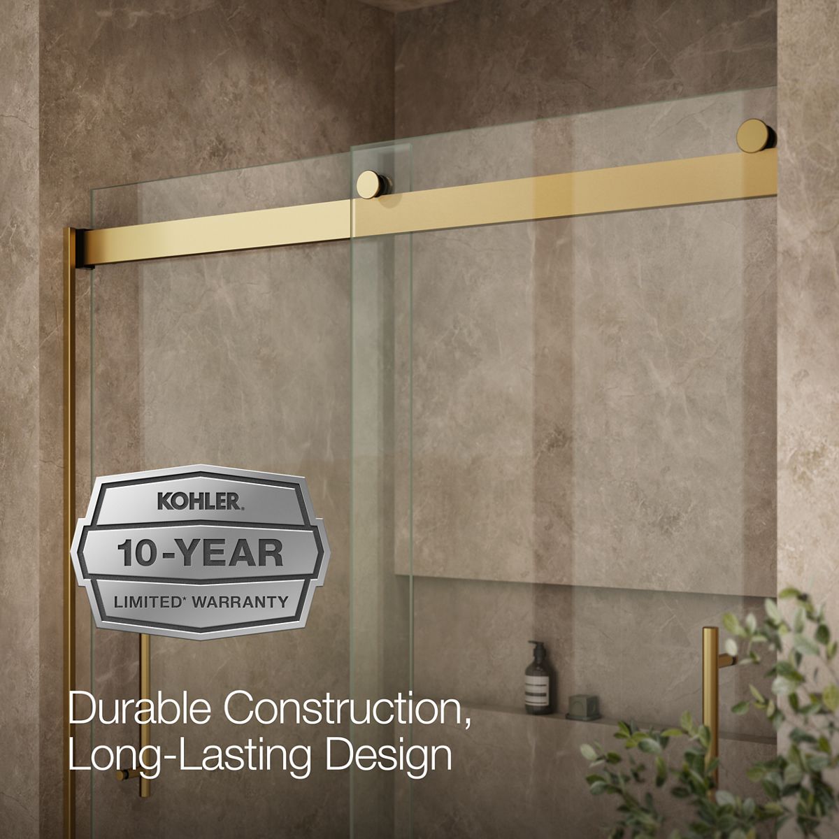 43952-levity-plus-frameless-sliding-shower-door-77-9-16-h-x-56-5-8-59-5-8-w-with-5-16-thick-crystal-clear-glass-21.jpg Levity® Plus Frameless sliding shower door, 77-9/16" H x 56-5/8 - 59-5/8" W, with 5/16"-thick Crystal Clear glass