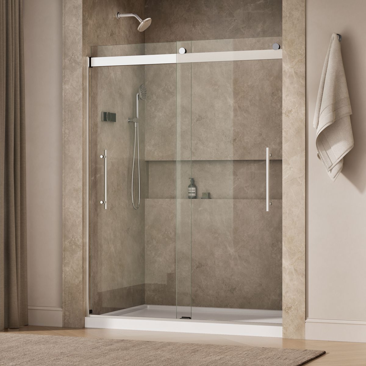 43952-levity-plus-frameless-sliding-shower-door-77-9-16-h-x-56-5-8-59-5-8-w-with-5-16-thick-crystal-clear-glass-34.jpg Levity® Plus Frameless sliding shower door, 77-9/16" H x 56-5/8 - 59-5/8" W, with 5/16"-thick Crystal Clear glass