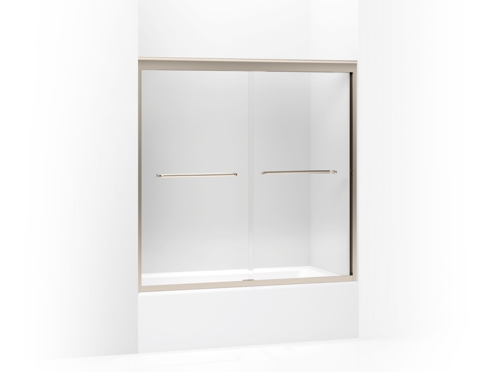 43957-fluence-sliding-bath-door-58-5-16-h-x-56-5-8-59-5-8-w-with-3-8-thick-crystal-clear-glass-2.jpg Fluence® Sliding bath door, 58-5/16" H x 56-5/8 - 59-5/8" W, with 3/8" thick Crystal Clear glass