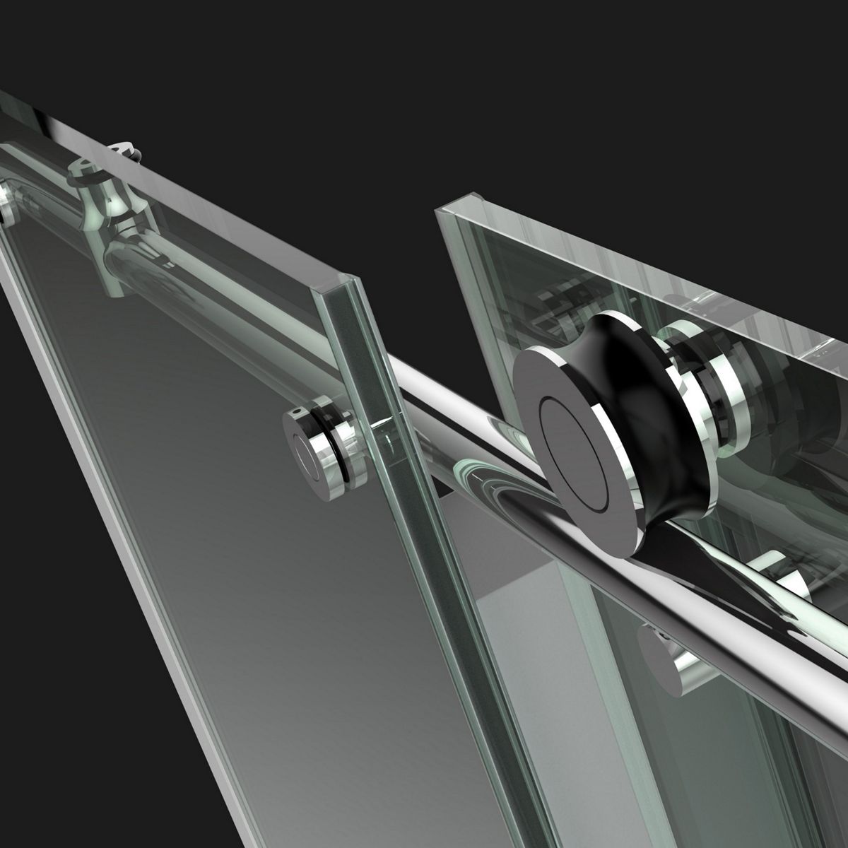 43966-composed-78-h-sliding-shower-door-with-3-8-thick-glass-11.jpg Composed™ 78" H sliding shower door with 3/8"-thick glass