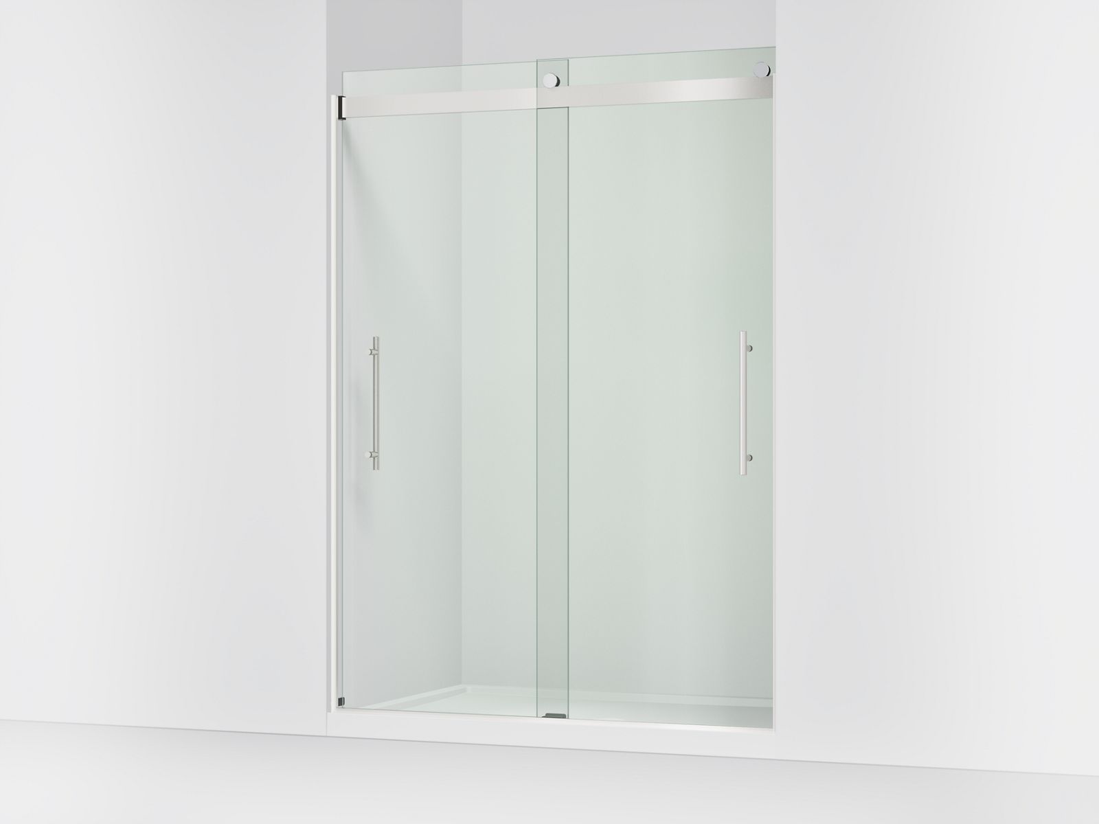 43980-levity-plus-frameless-sliding-shower-door-81-5-8-h-x-56-5-8-59-5-8-w-with-3-8-thick-crystal-clear-glass-1.jpg Levity® Plus Frameless sliding shower door, 81-5/8" H x 56-5/8 - 59-5/8" W, with 3/8"-thick Crystal Clear glass