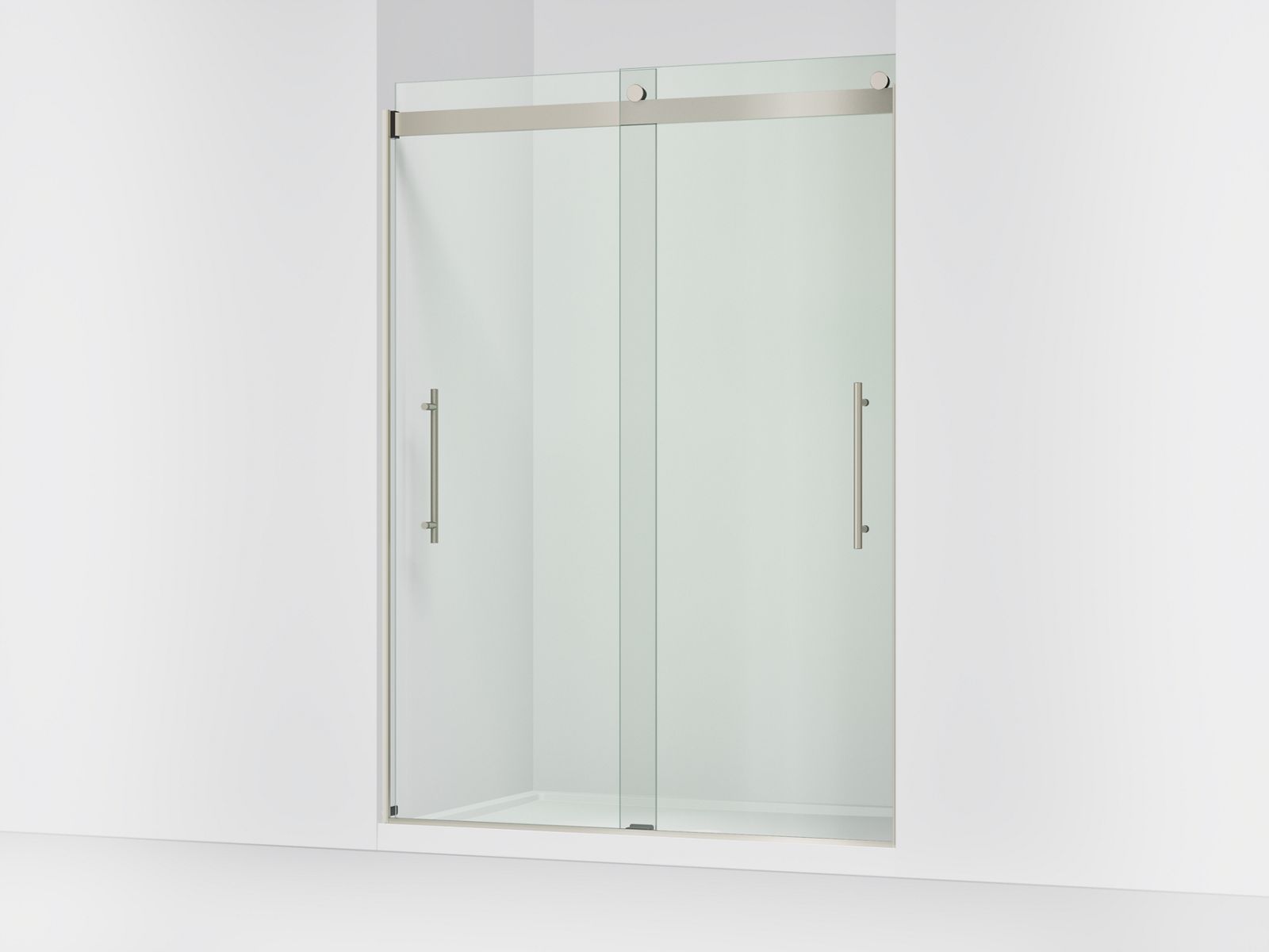 43980-levity-plus-frameless-sliding-shower-door-81-5-8-h-x-56-5-8-59-5-8-w-with-3-8-thick-crystal-clear-glass-2.jpg Levity® Plus Frameless sliding shower door, 81-5/8" H x 56-5/8 - 59-5/8" W, with 3/8"-thick Crystal Clear glass